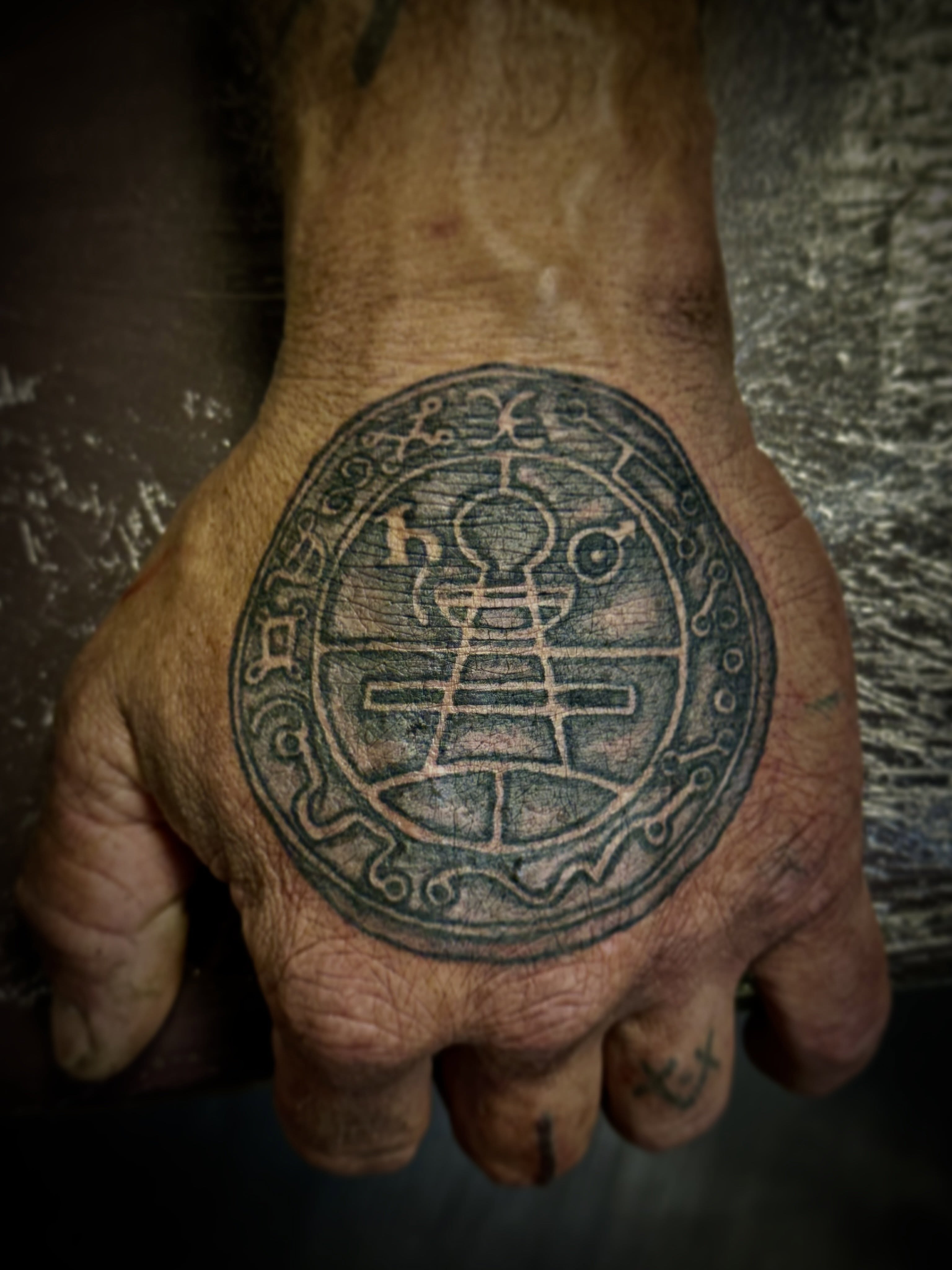 Tattoo by @gypsyoutlawart — geometric