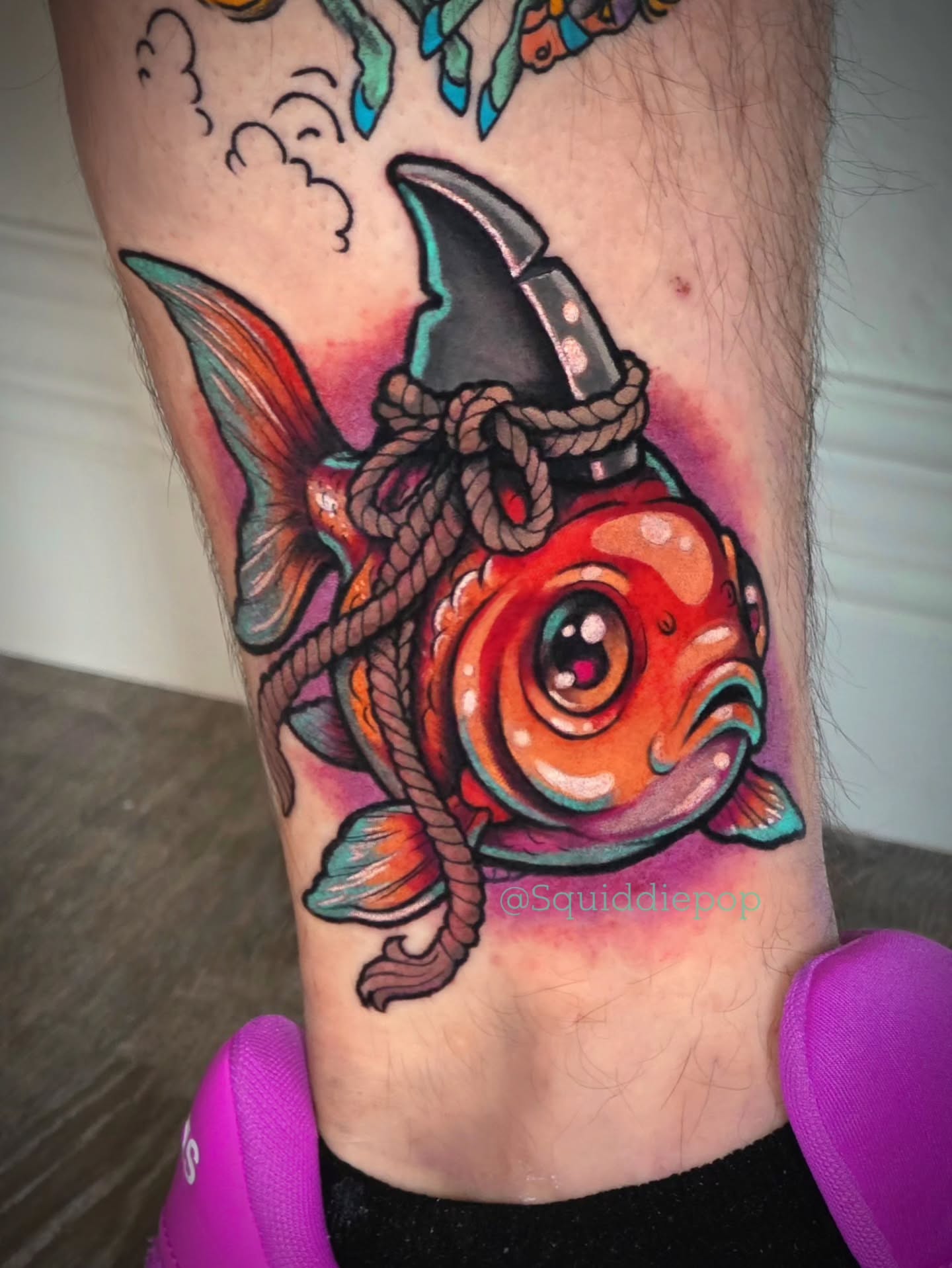 Tattoo by @squiddiepop — american_traditional