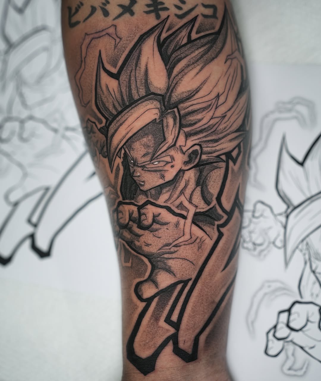 Tattoo by @cante_ink_ — anime
