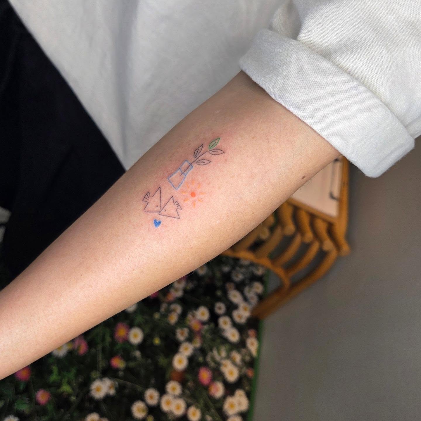 Tattoo by @nurimoon_tattoo — geometric