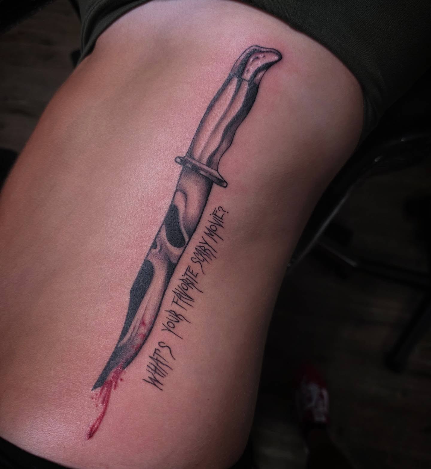Tattoo by @matriix.ink.tattoos — black_and_grey