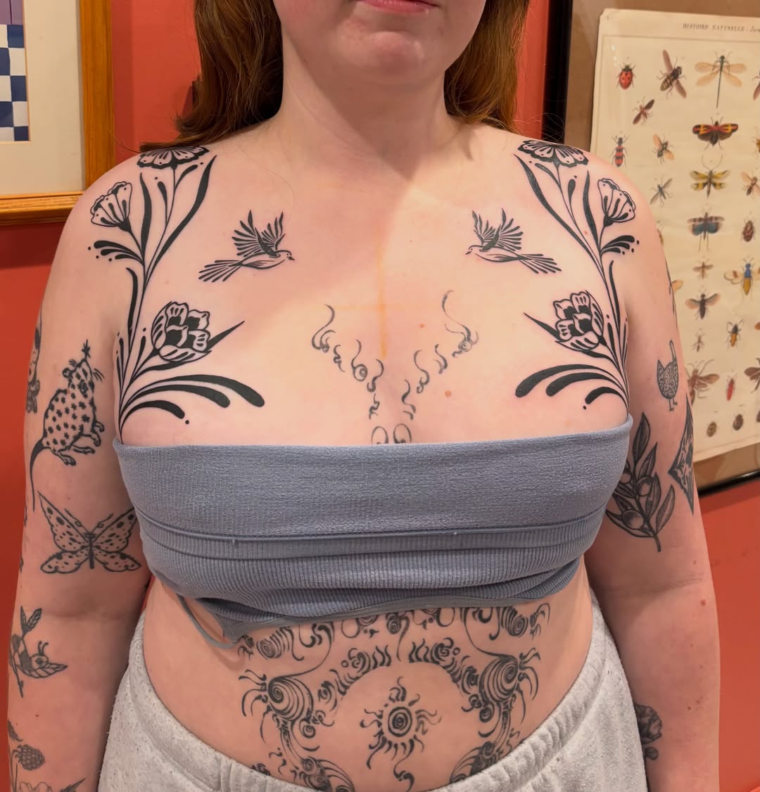 Tattoo by @tattoos4freaks — black_and_grey