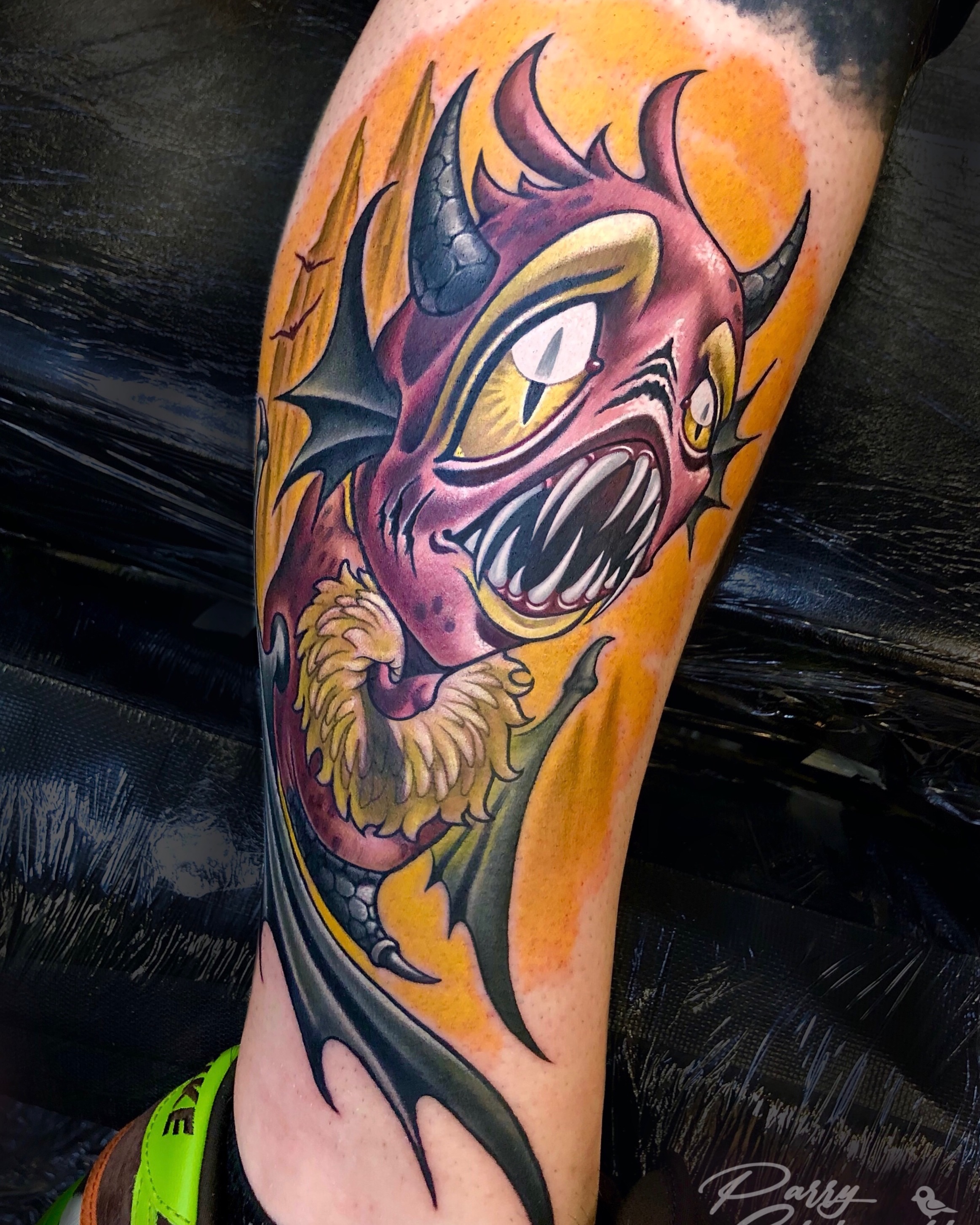 Tattoo by @parrychotipradit — american_traditional, realism