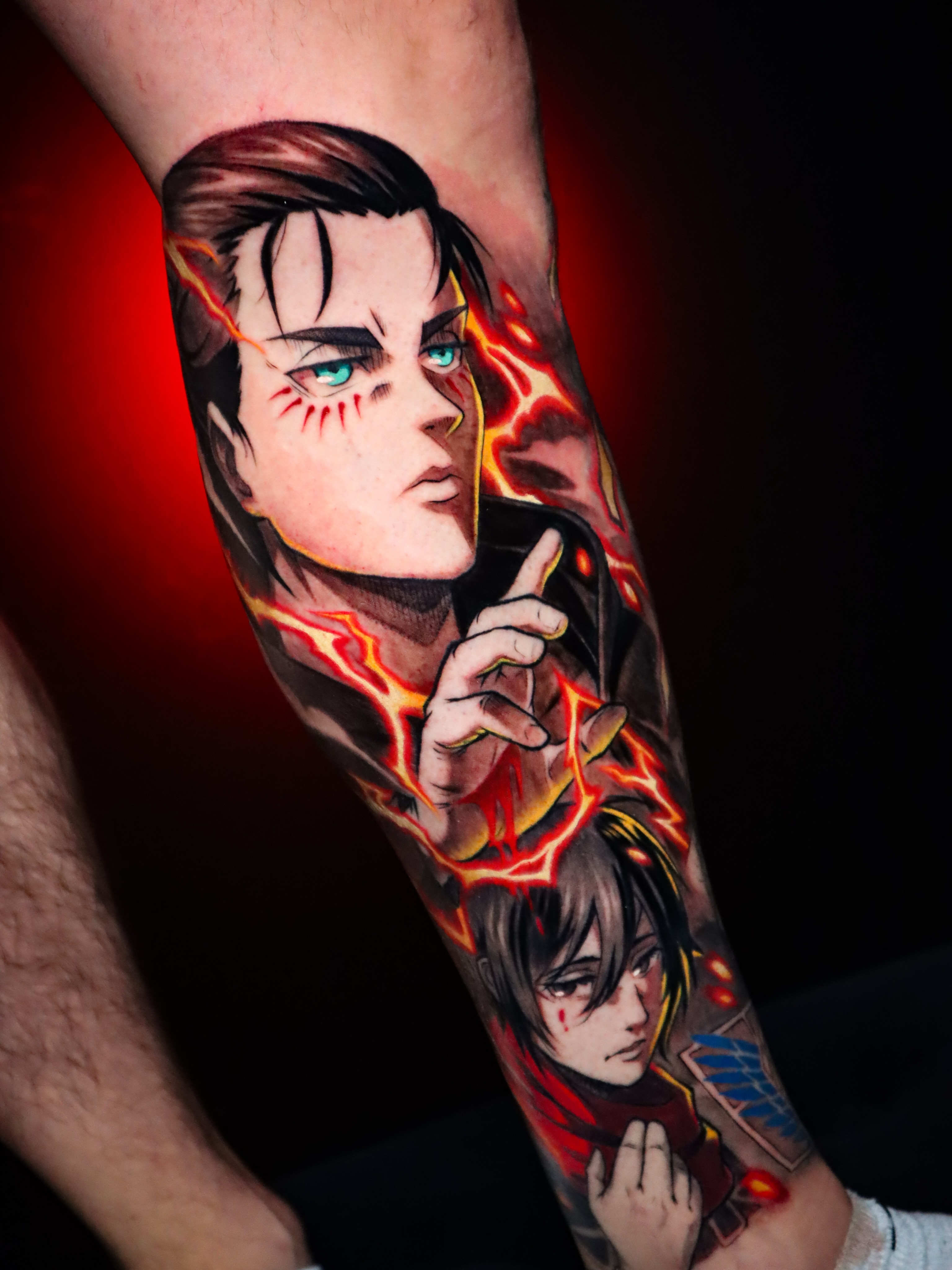 Anime character anime tattoo on the forearm by Jesús Blones - Tattoo Artist, Norwalk, Connecticut