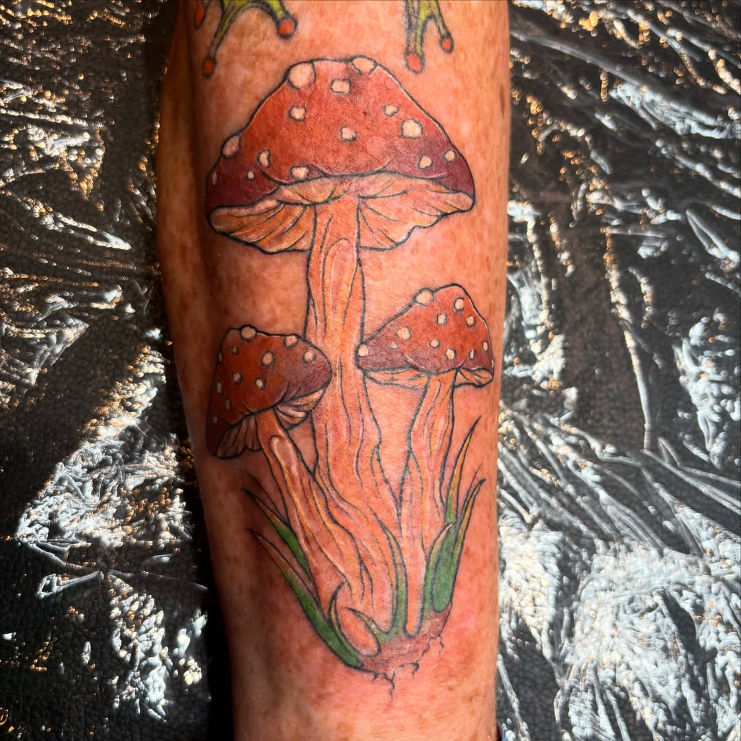 Tattoo by @aves_inks — dotwork