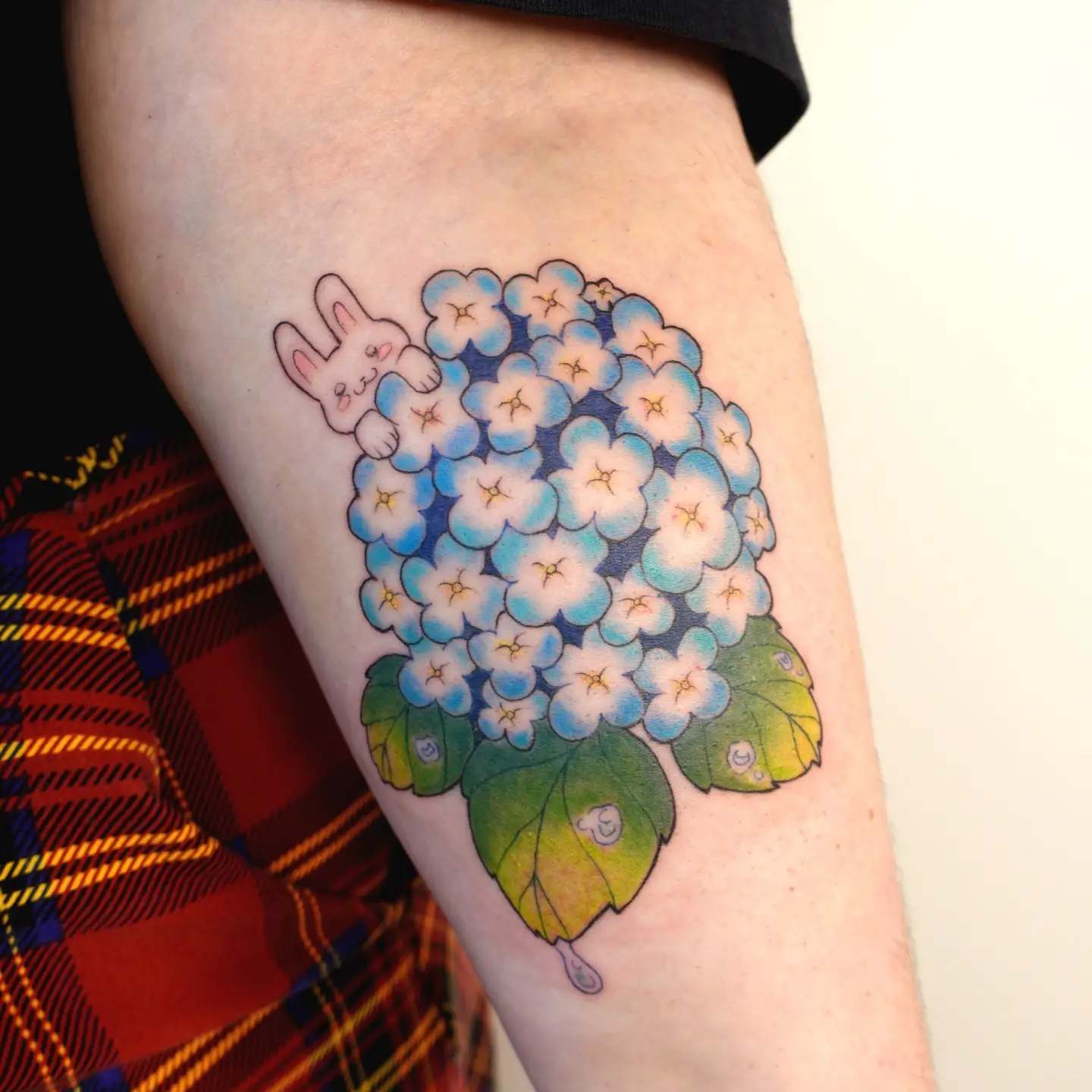 Tattoo by @marienettes_ — dotwork, illustrative