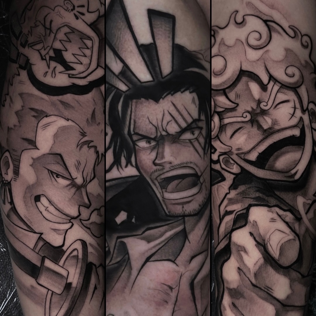 Tattoo by @krantoons — anime