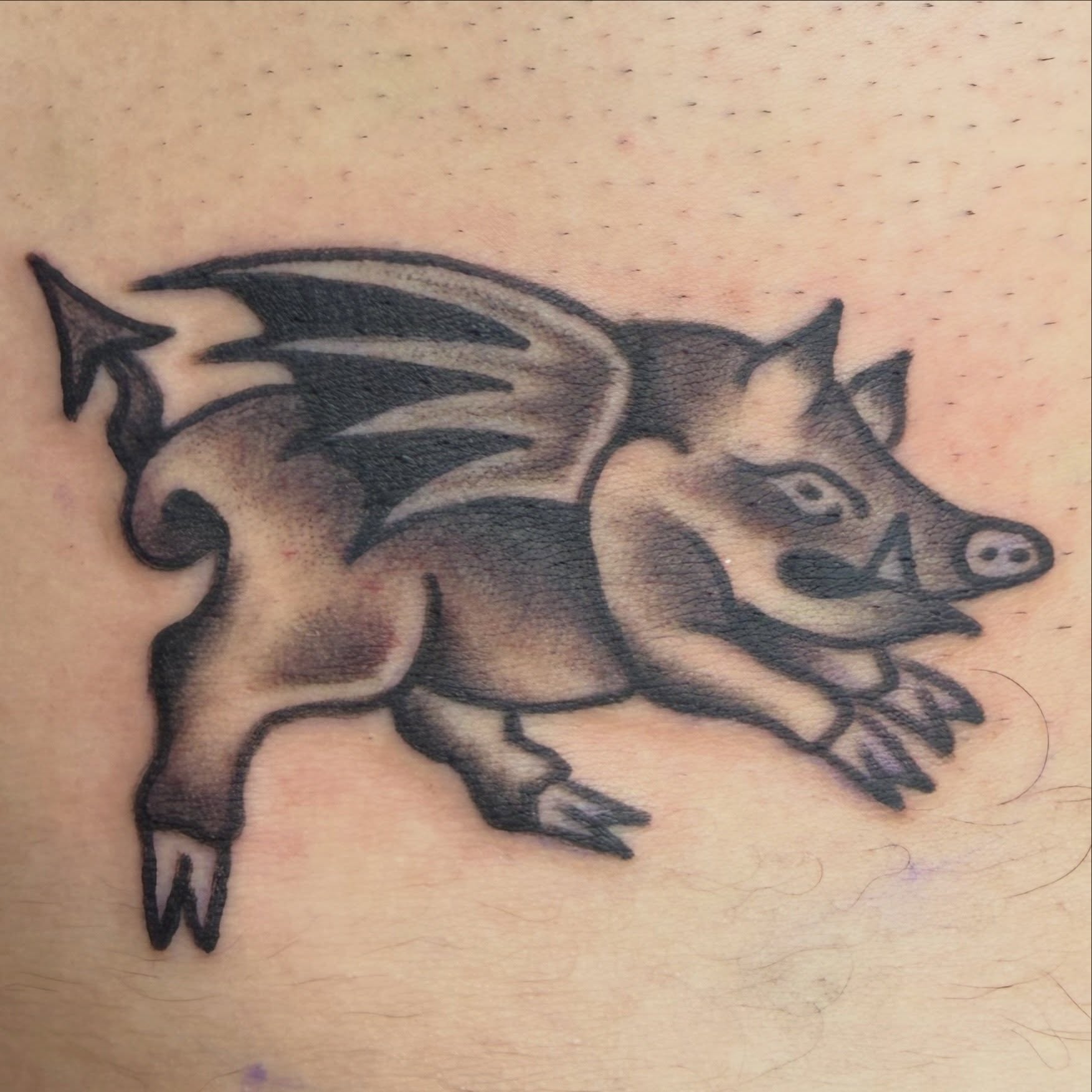 Tattoo by @tat2.boukee — black_and_grey