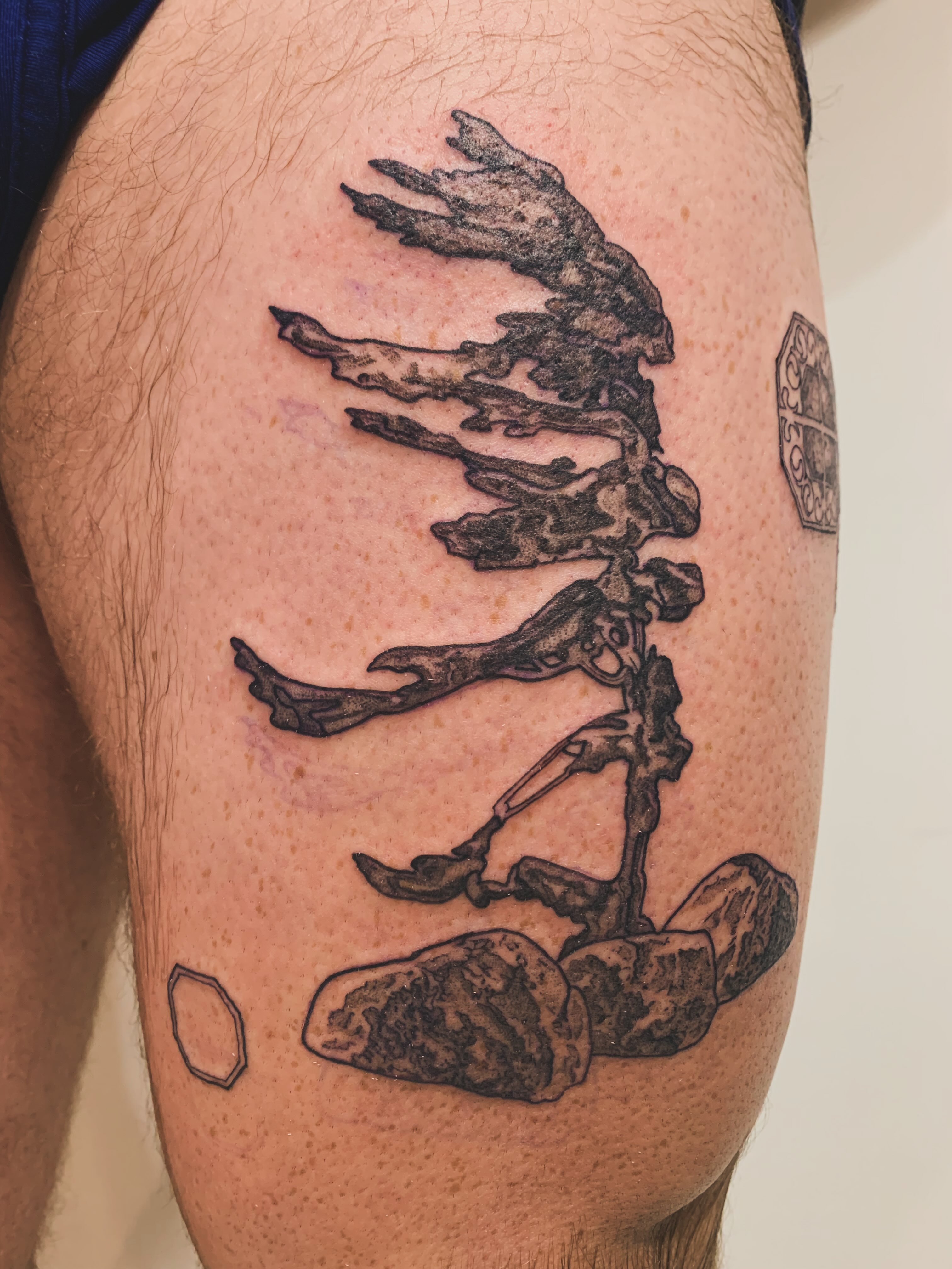 Tattoo by @peripeteiah — black_and_grey