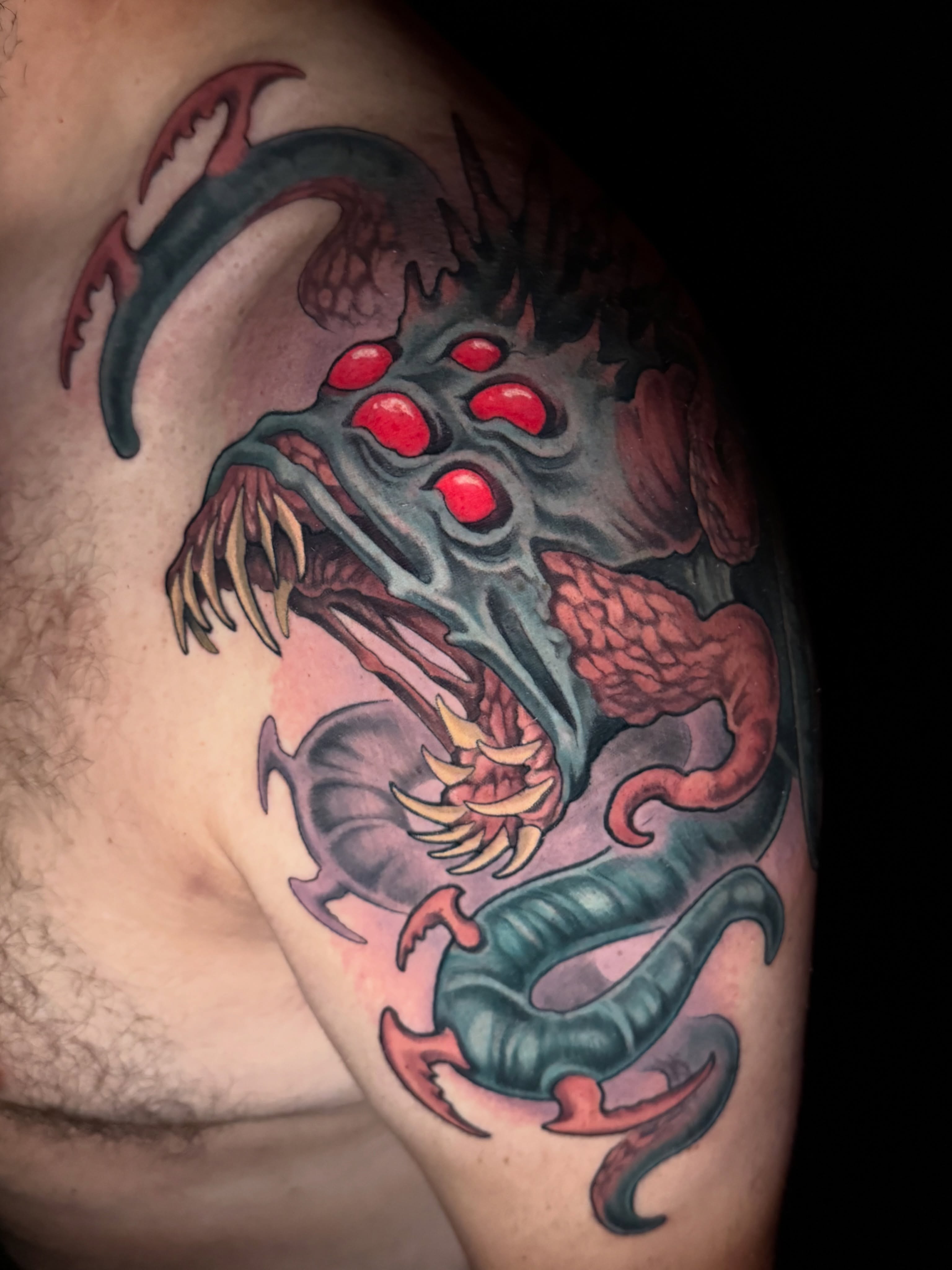 Tattoo by @krissy.carnage — dark_realism