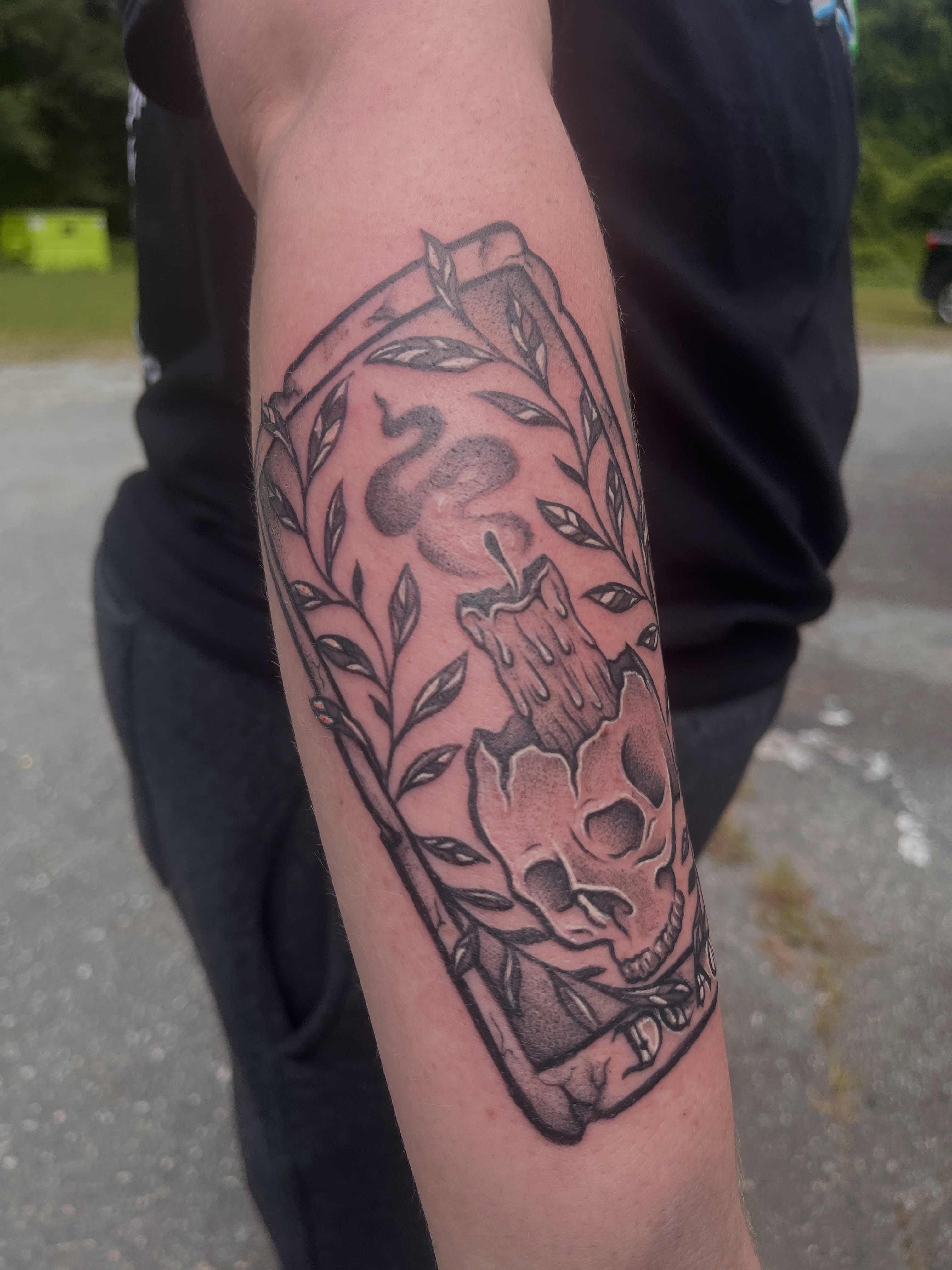 Tattoo by @anya.artistry.tattoos — black_and_grey, realism