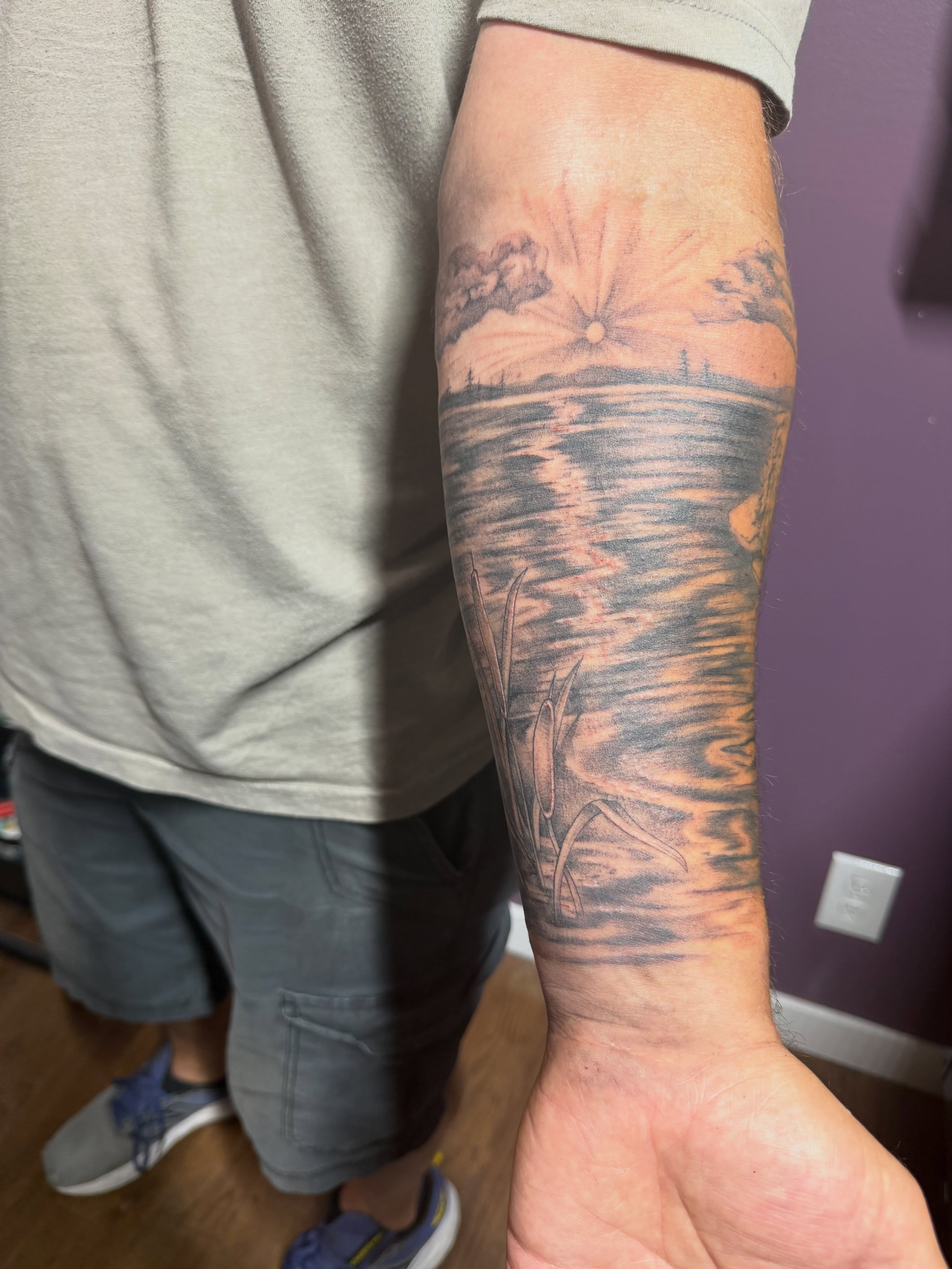 Tattoo by @chaotic_zen_arts — realism, black_and_grey