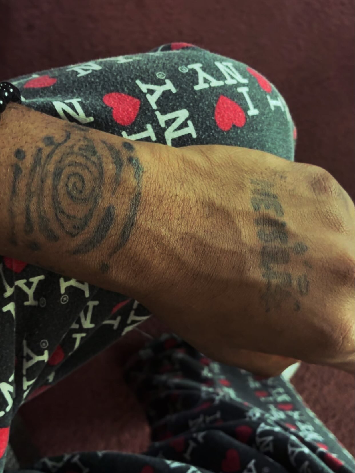 Swirl dotwork tattoo on the forearm by SoulTiedTattoos❤️‍🔥🖊️.