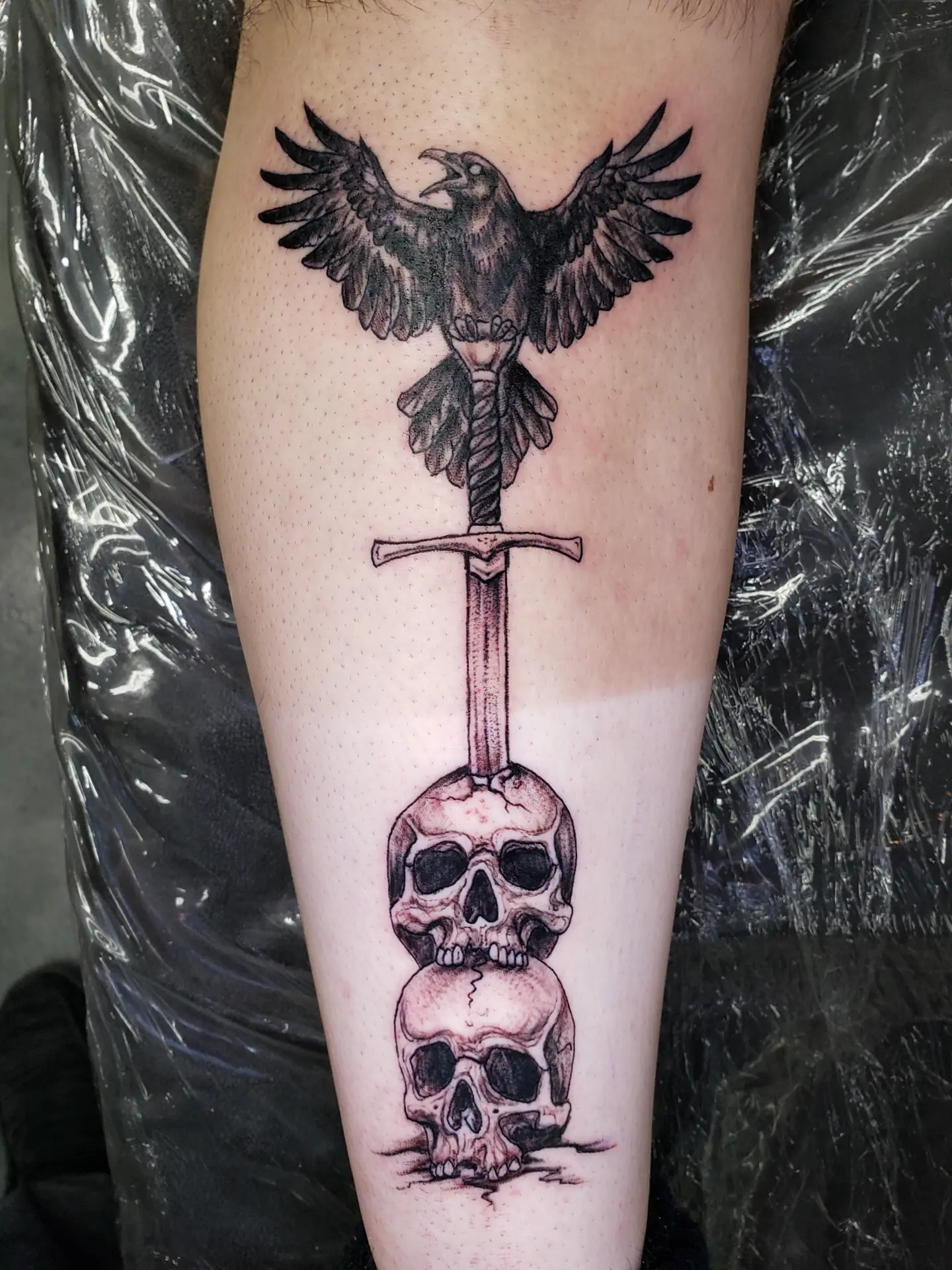 Tattoo by @tnchriswhitney — black_and_grey, realism