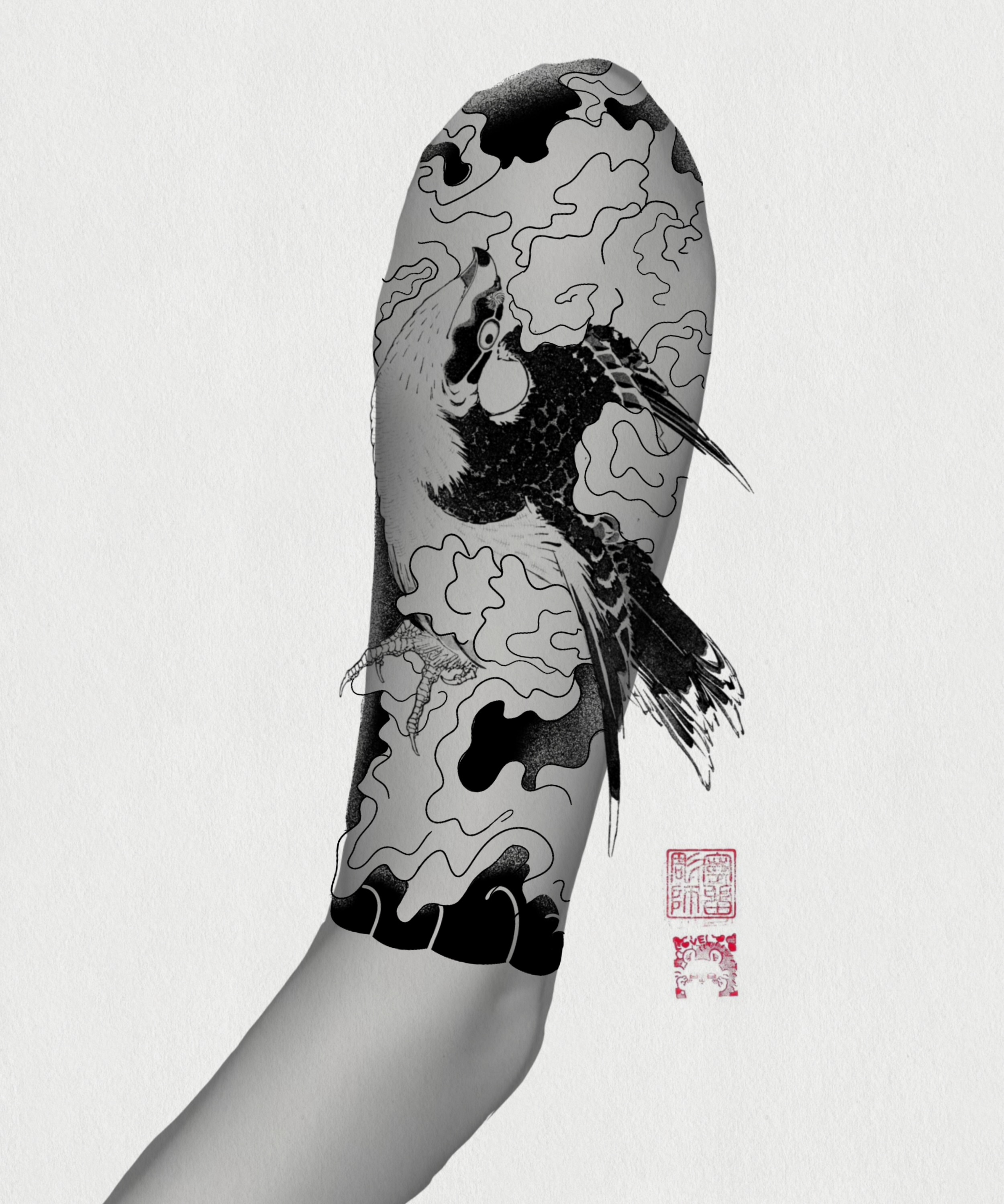 Tattoo by @neildoestattoos — black_and_grey