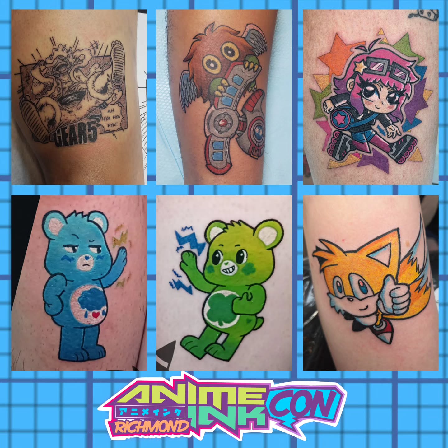 Anime characters anime tattoo on the forearm by Chaz Escobar