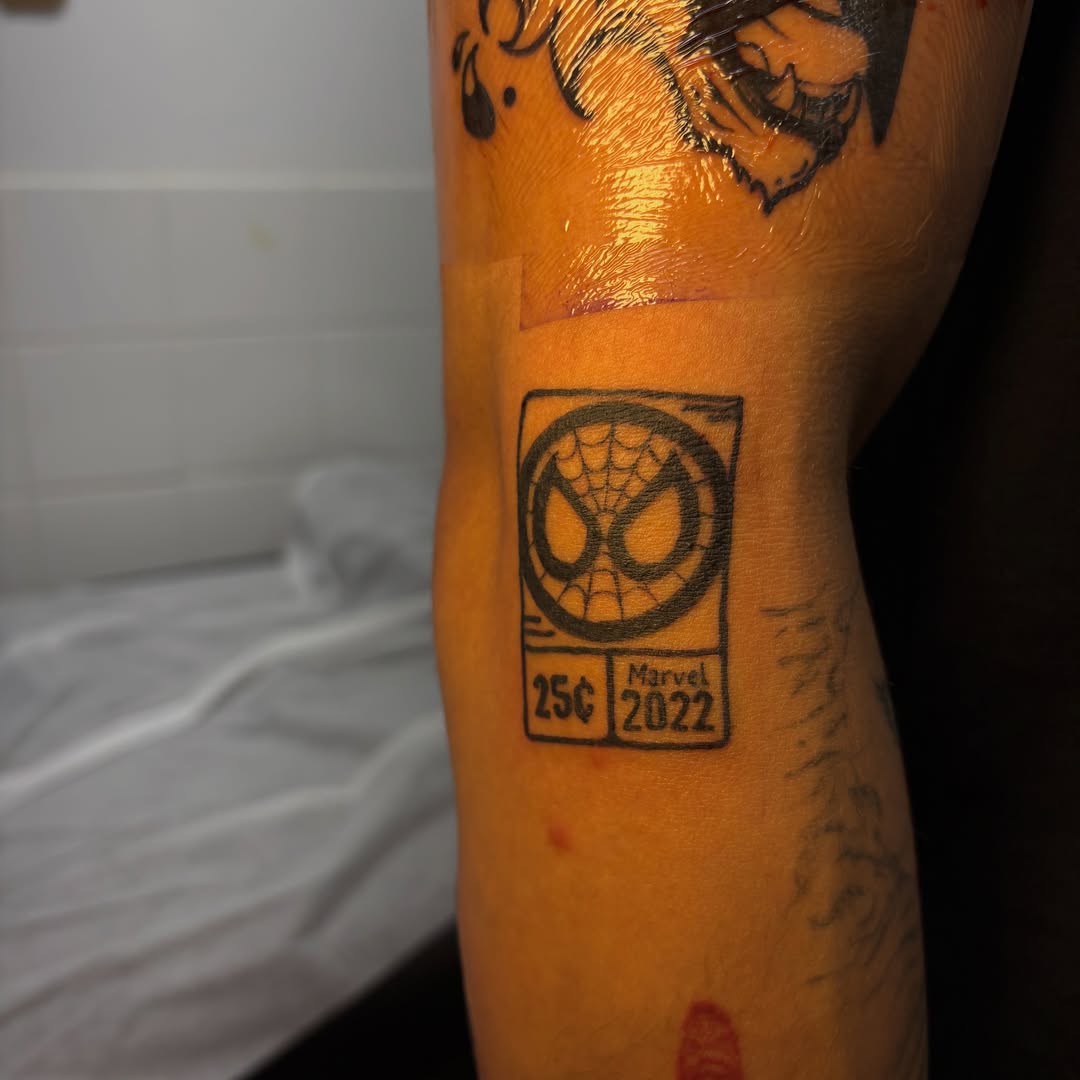 Tattoo by @mushypokes — dotwork