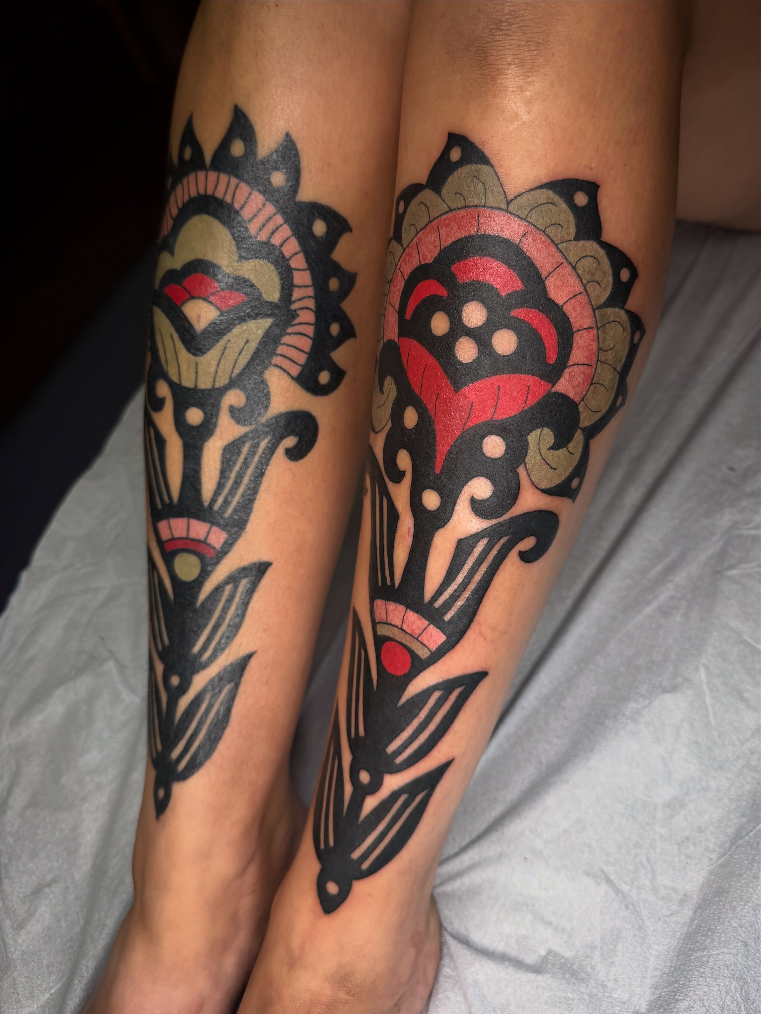 Tattoo by @lilygtattoo β american_traditional, dotwork