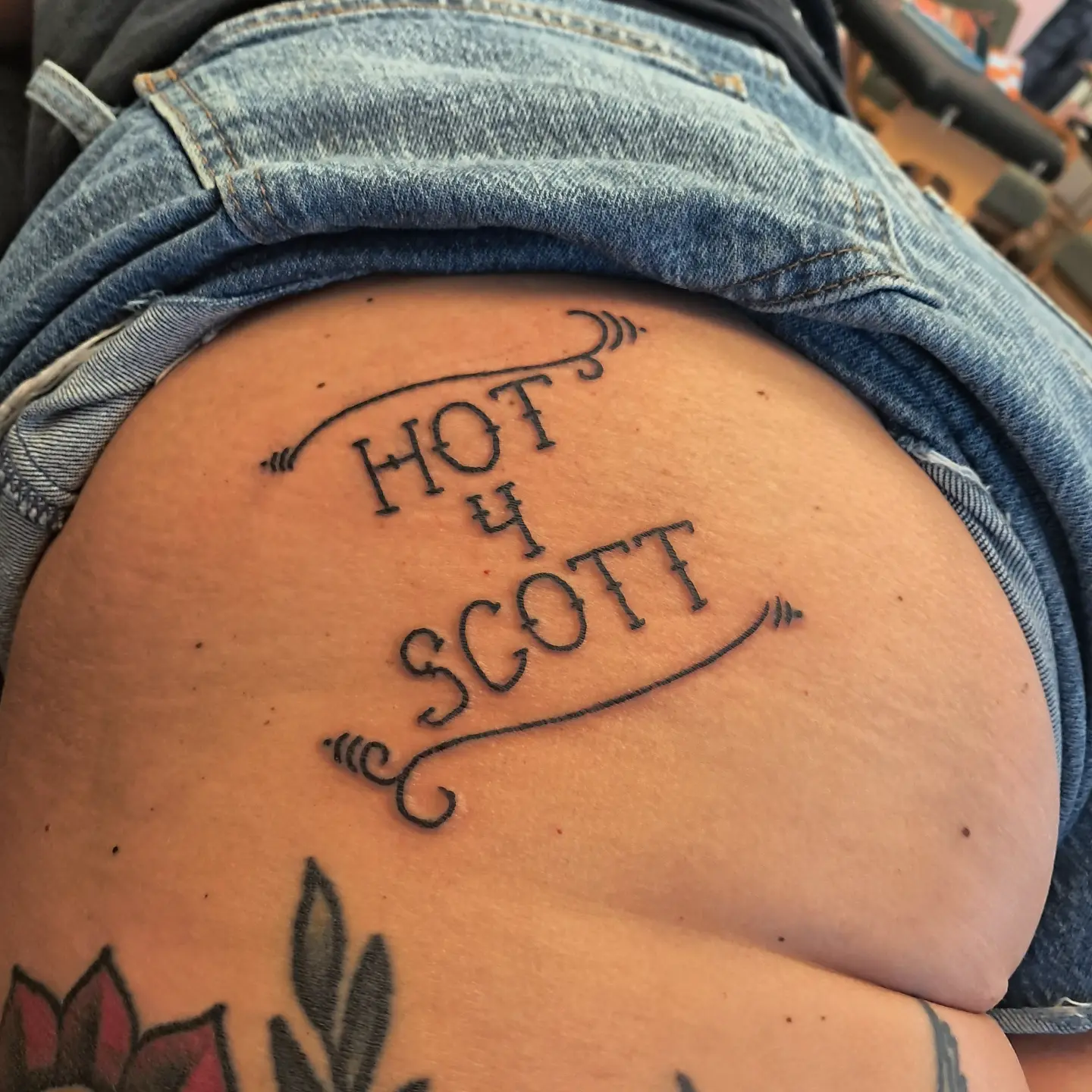 Tattoo by @mucks.tattoos โ lettering_script