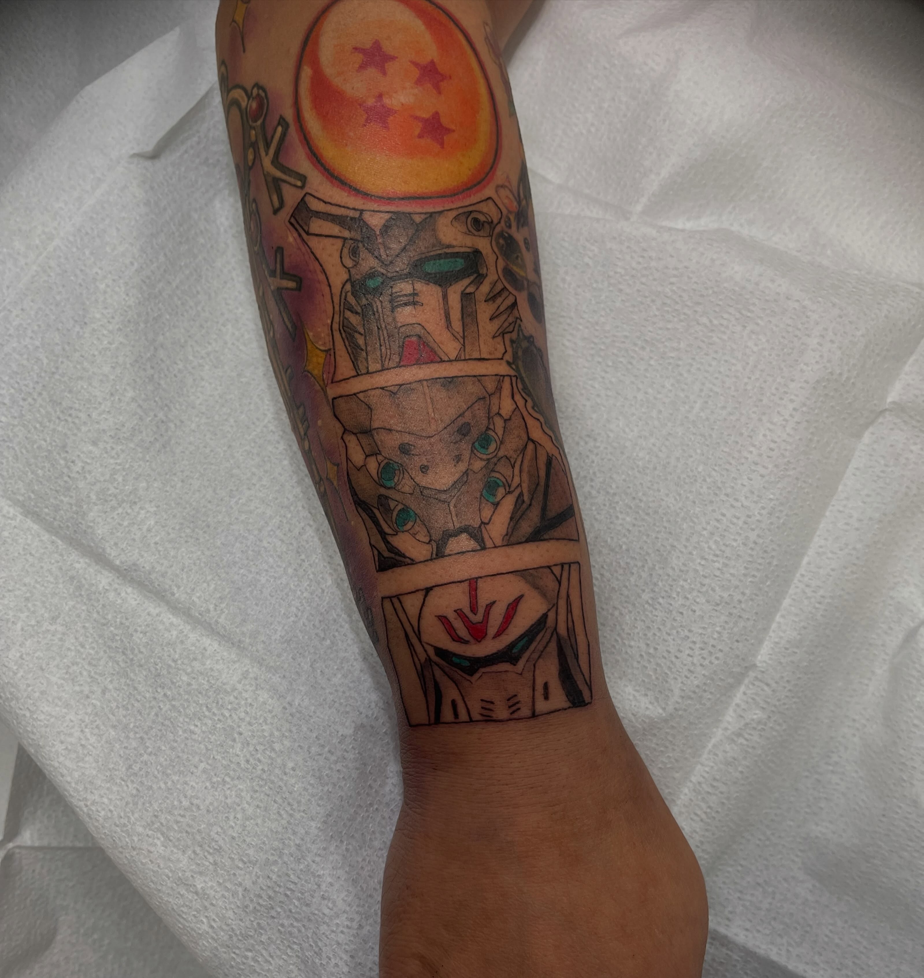 Tattoo by @jonathanharts_ — anime