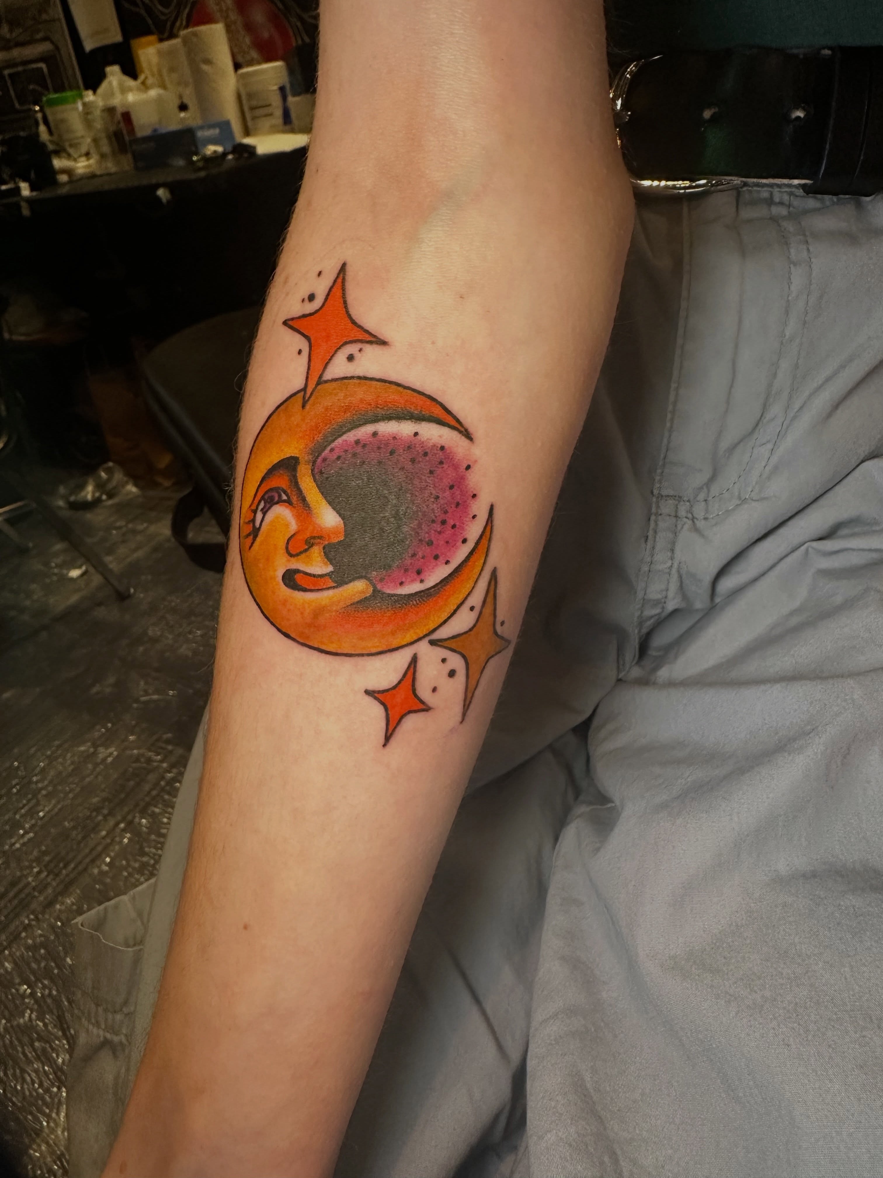 Tattoo by @callme.tvulture — dotwork