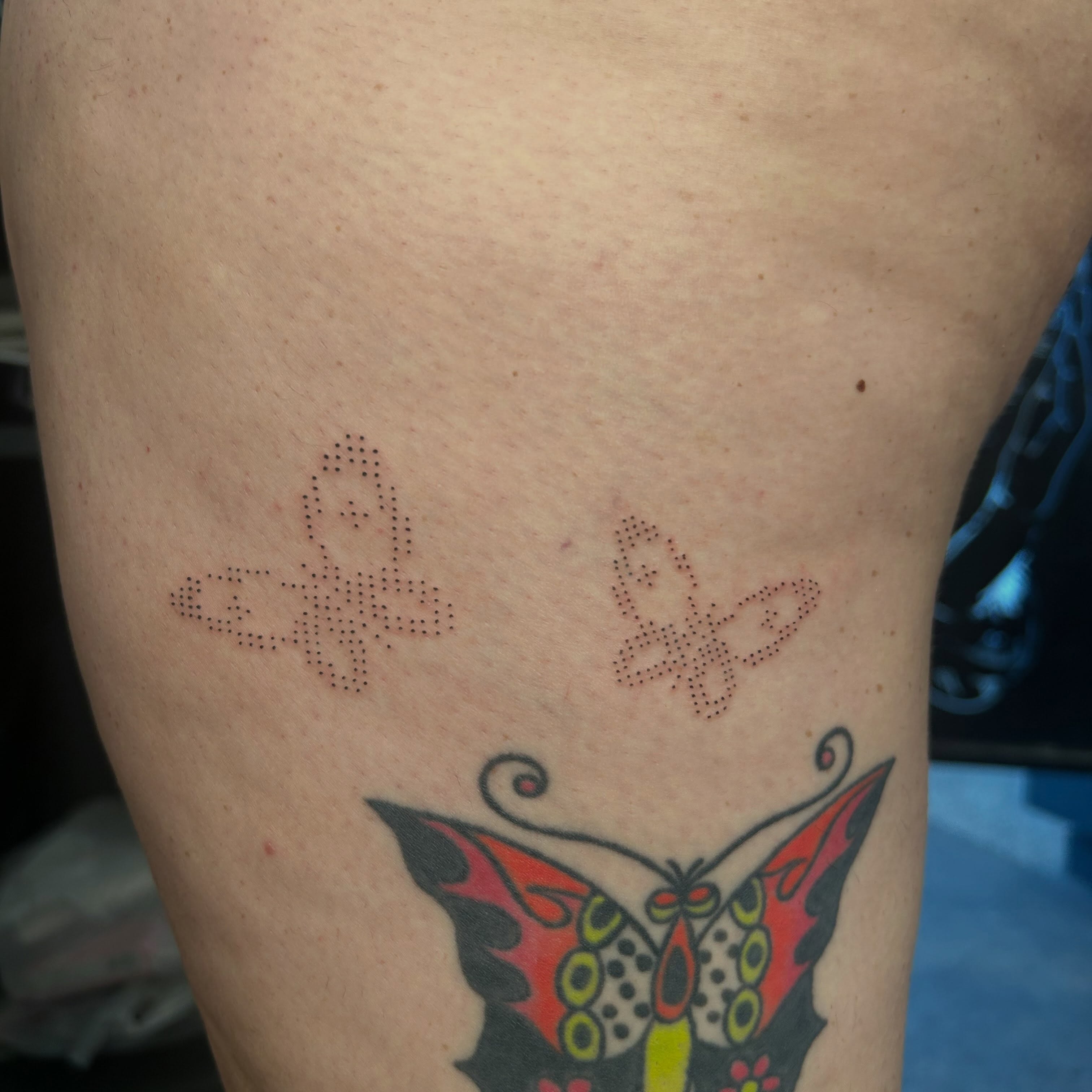 Tattoo by @salchichatattoos — dotwork
