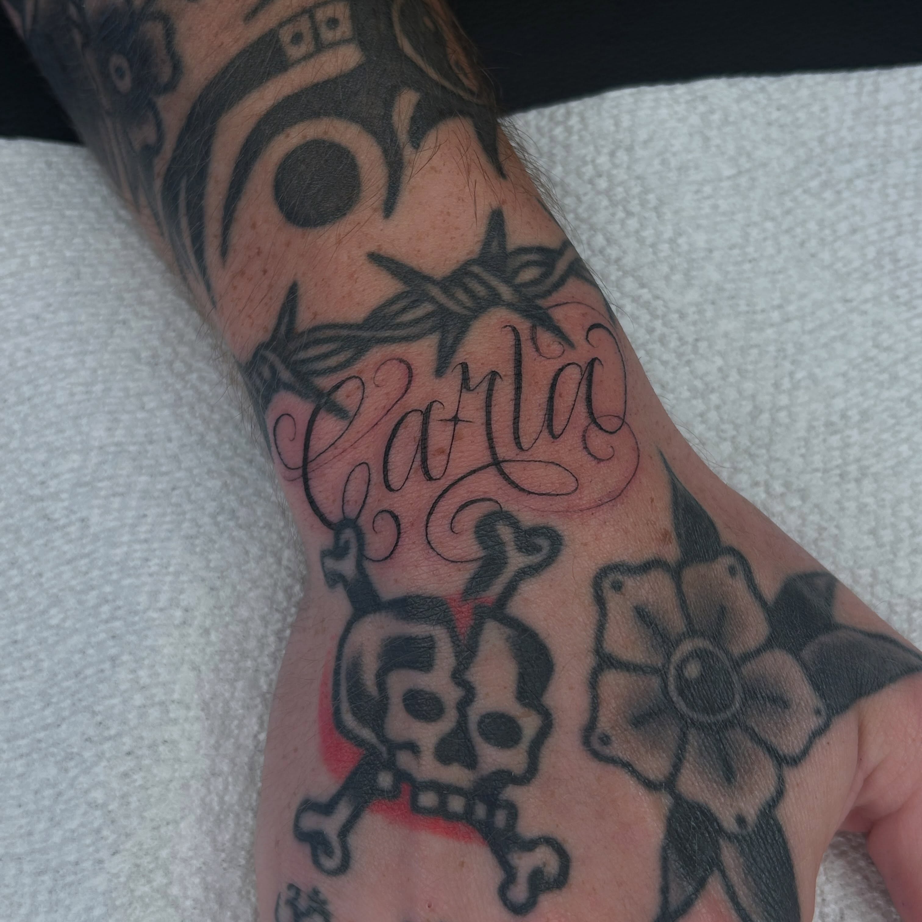 Tattoo by @salchichatattoos — american_traditional, black_and_grey