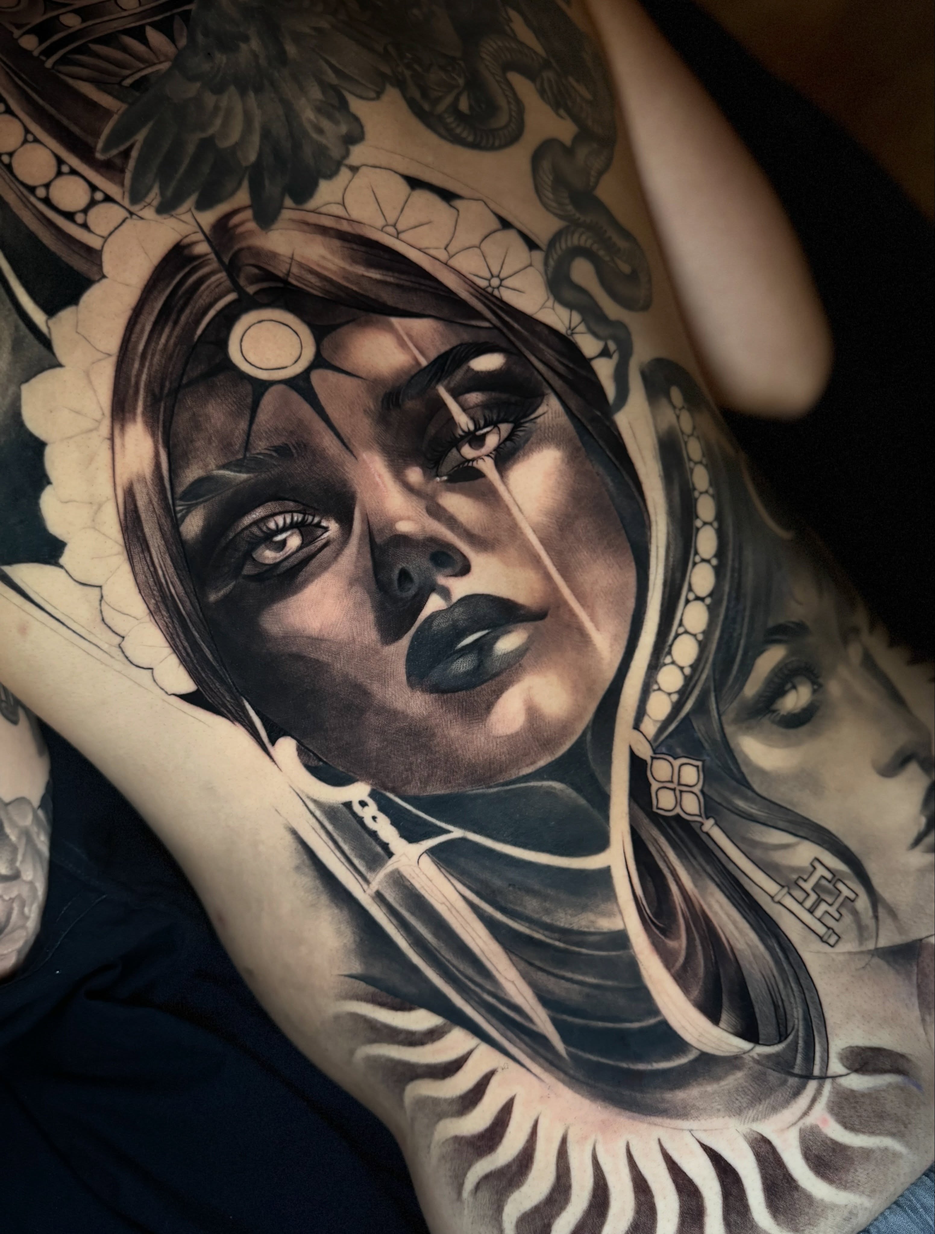 Tattoo by @senatattoos — realism, dark_realism