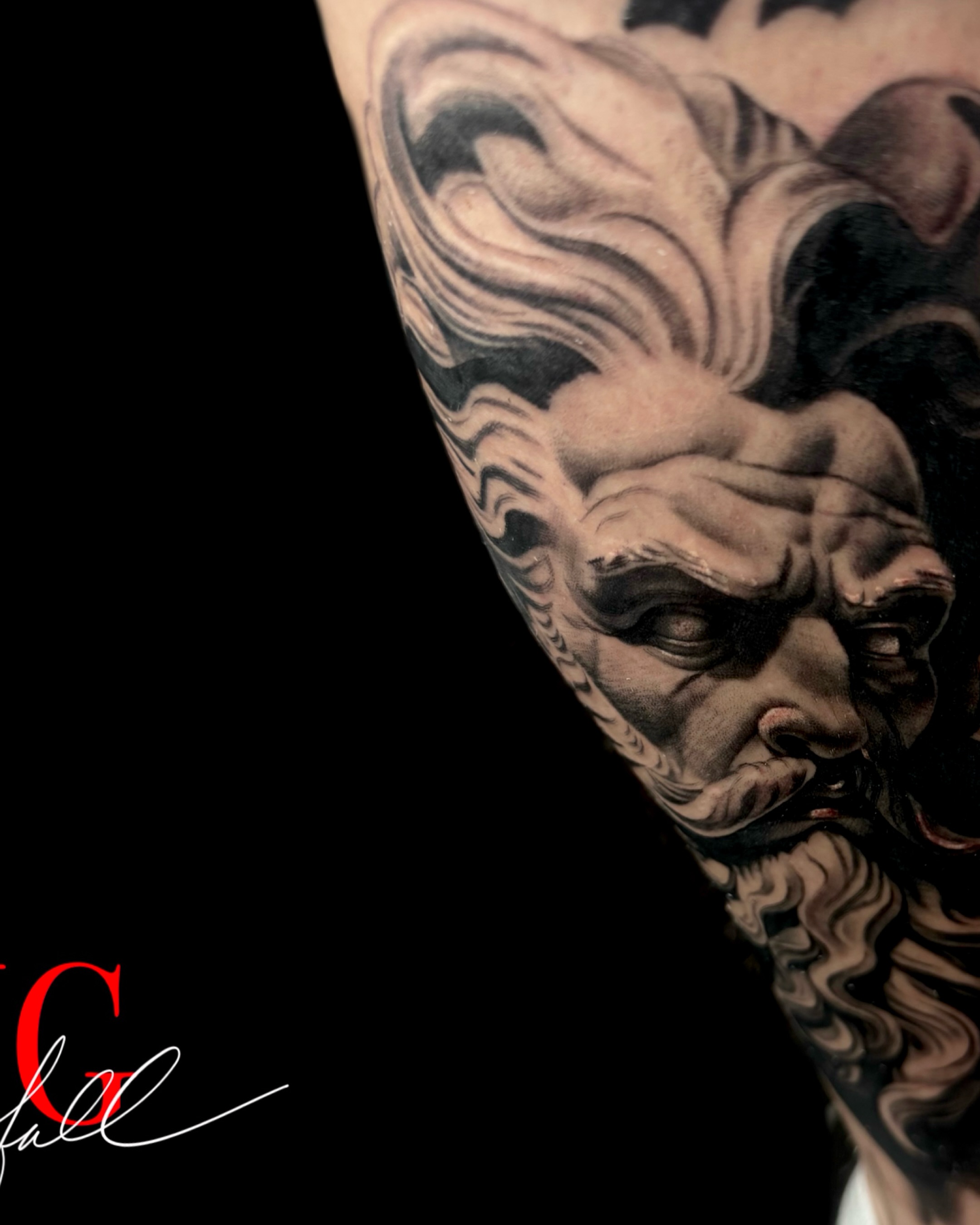 Tattoo by @zelik.w — black_and_grey, realism