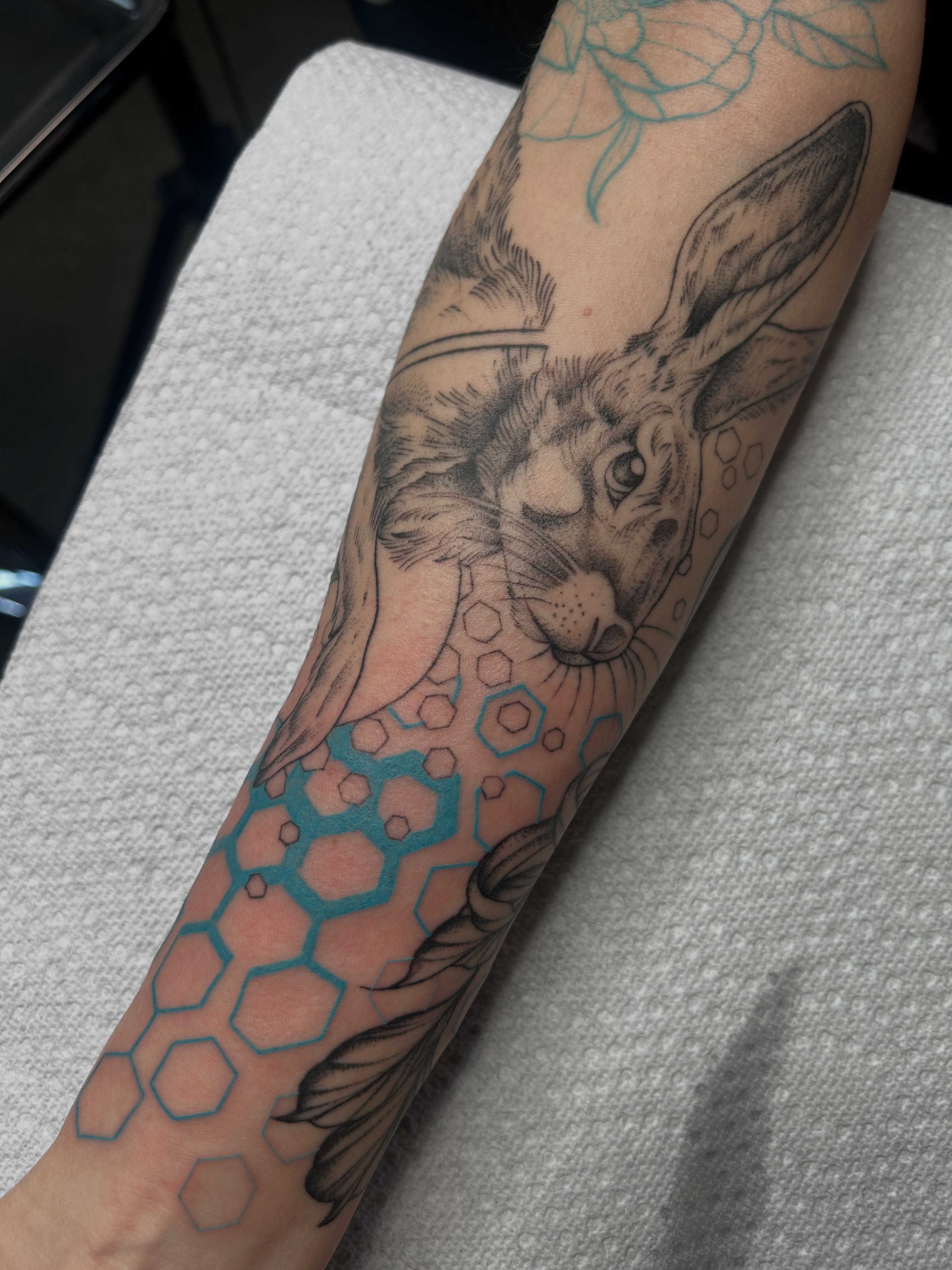 Tattoo by @ramsies — realism, geometric