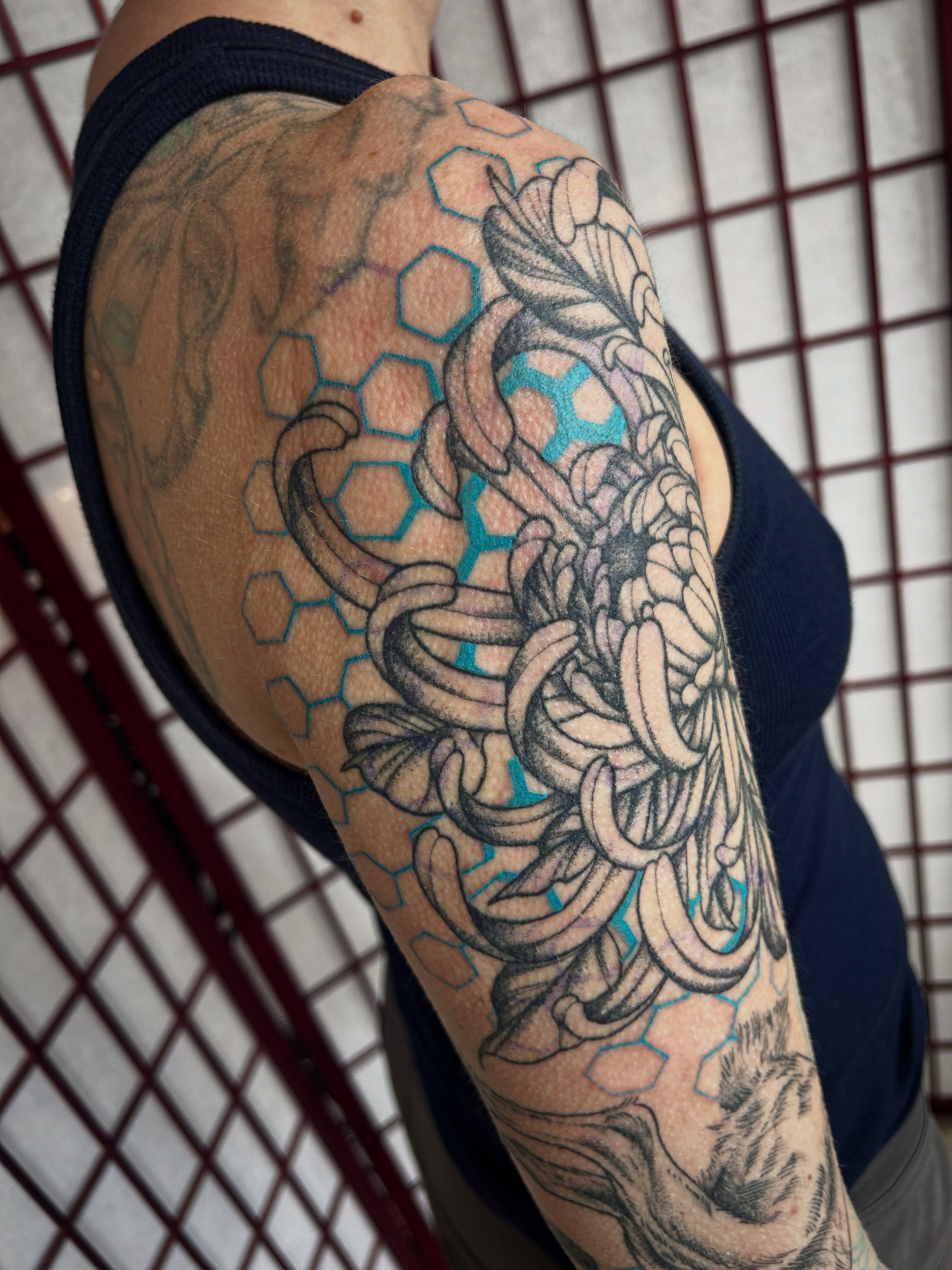 Tattoo by @ramsies — black_and_grey