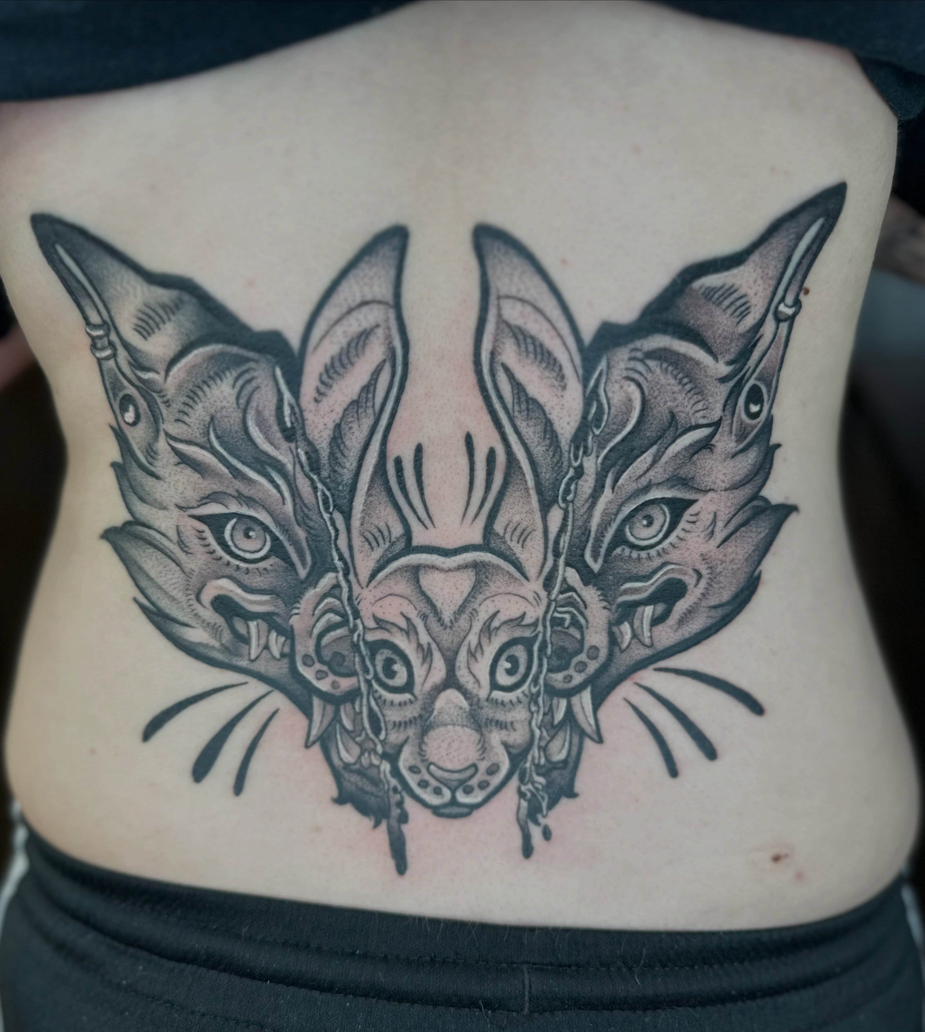 Tattoo by @hyenainks — black_and_grey, realism
