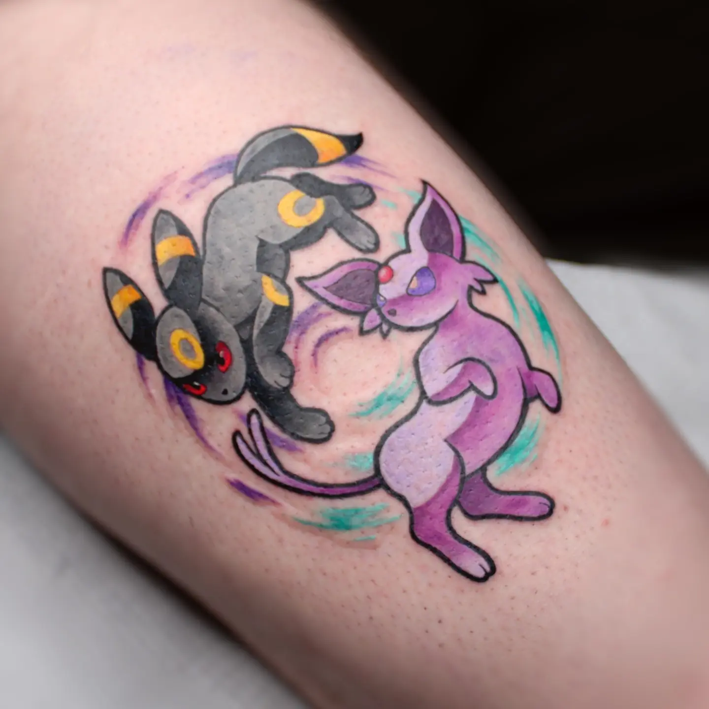 Tattoo by @therealinnerlip — watercolor