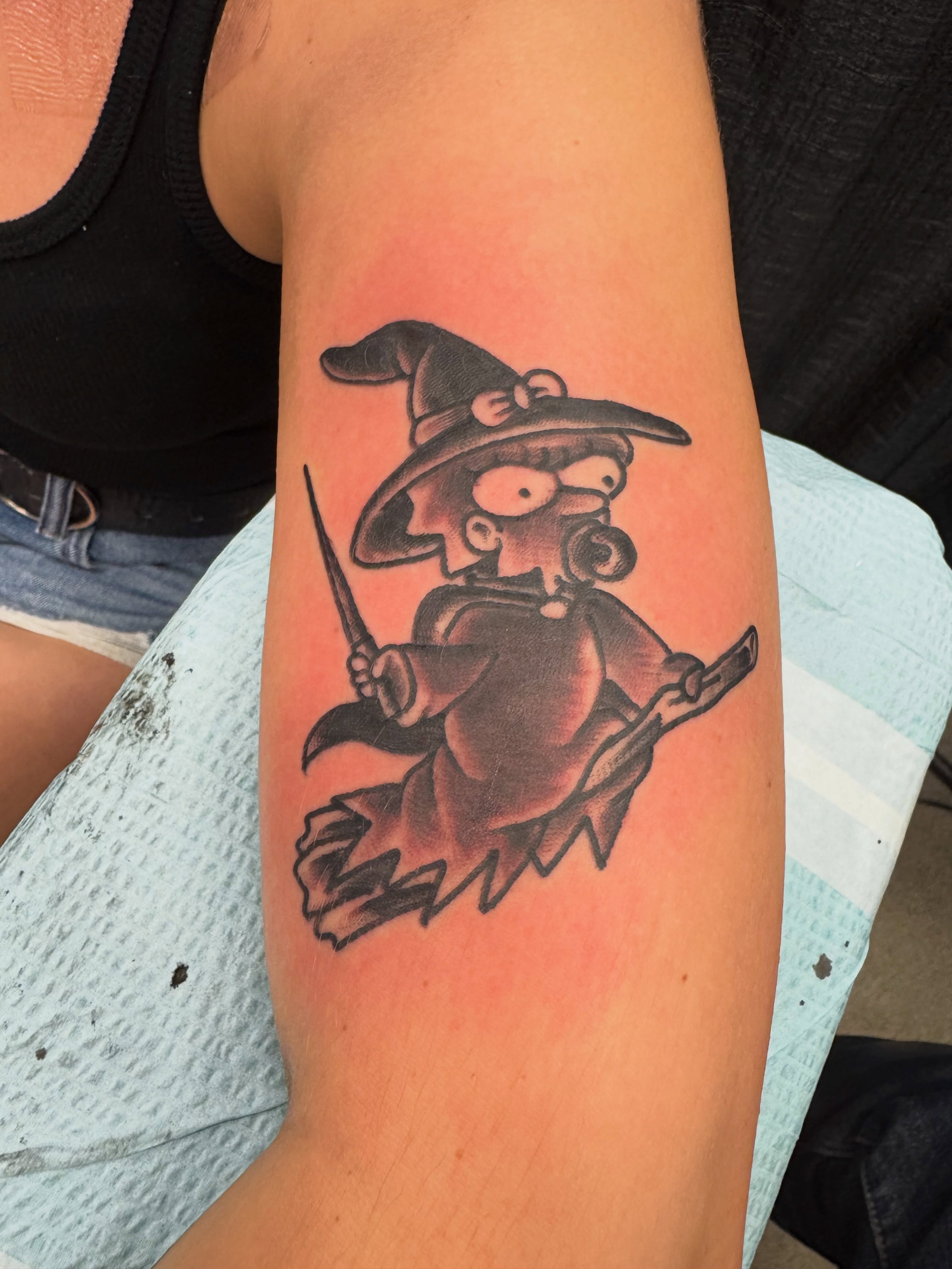 Tattoo by @cesar863 โ black_and_grey