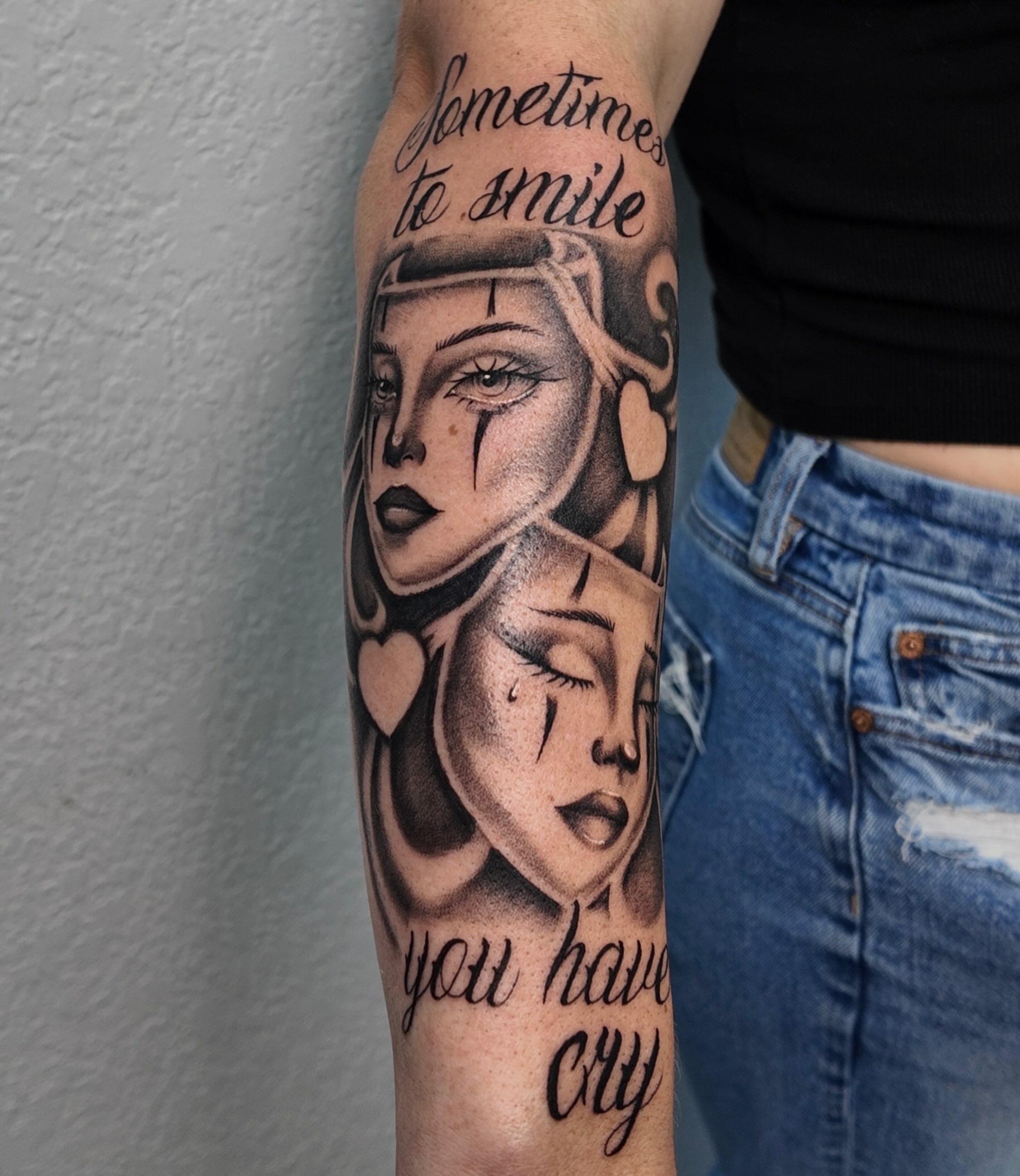 Tattoo by @angelbabyj.tattoos — black_and_grey, realism