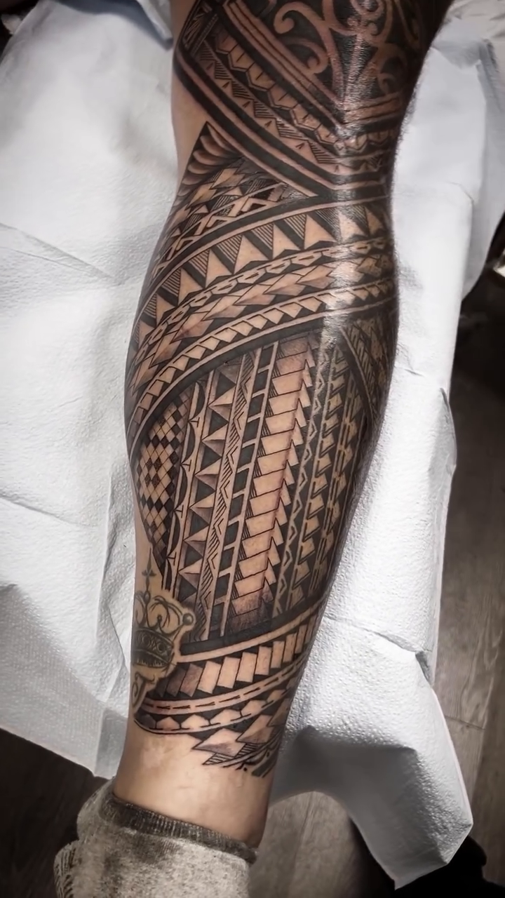 Tattoo by @julianotattoo — tribal, blackwork