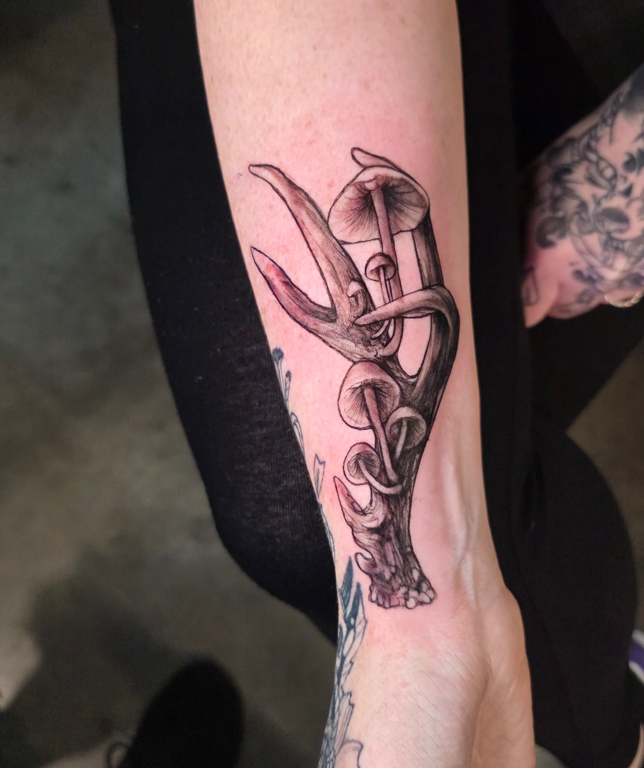 Tattoo by @tanktat2z — black_and_grey, realism