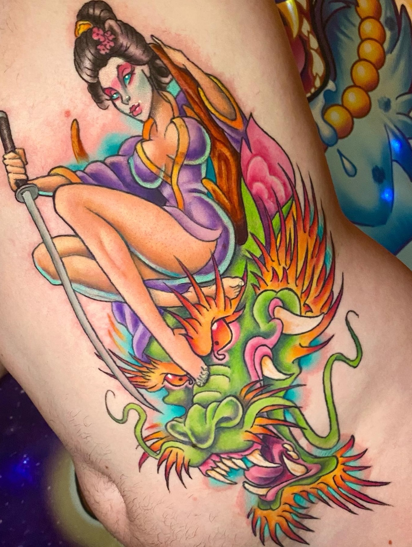 Tattoo by @krampusssytattoo — japanese_irezumi, illustrative