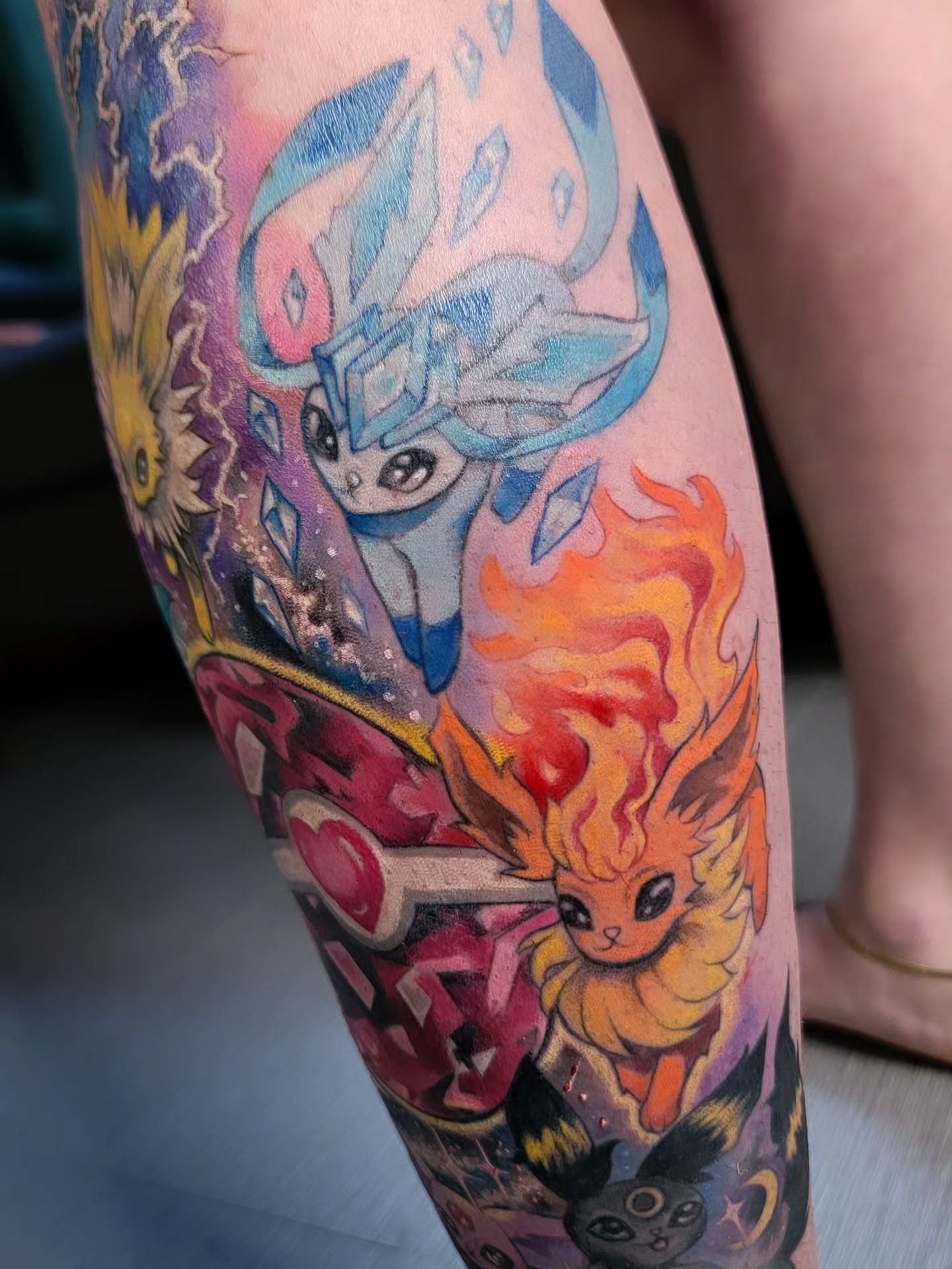 Tattoo by @kerryfairytattoos β watercolor, anime