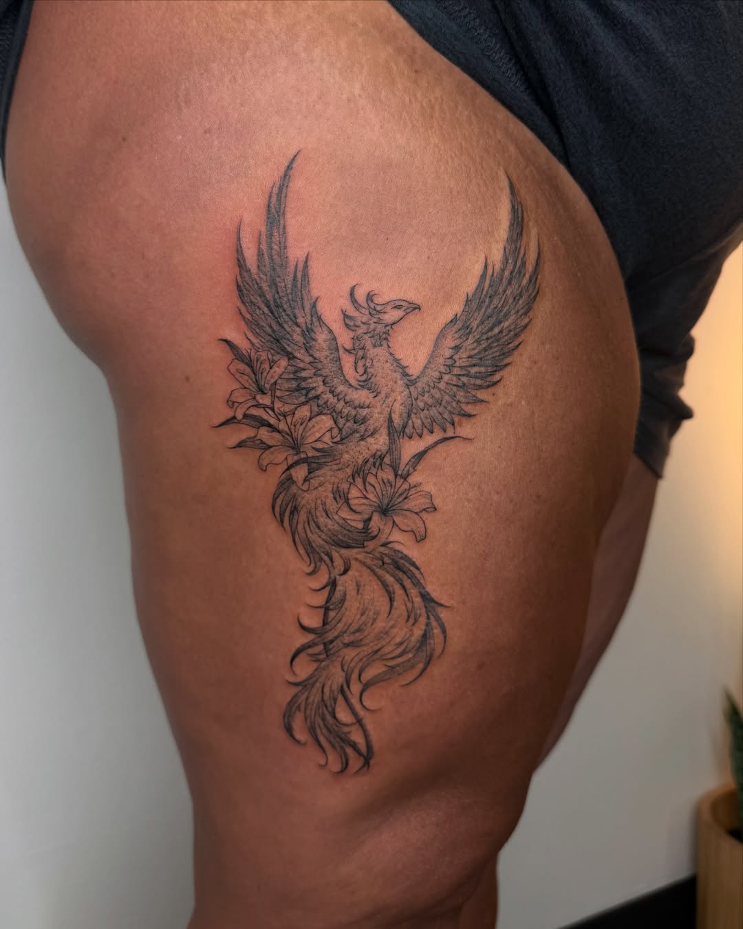 Tattoo by @carsytat — black_and_grey