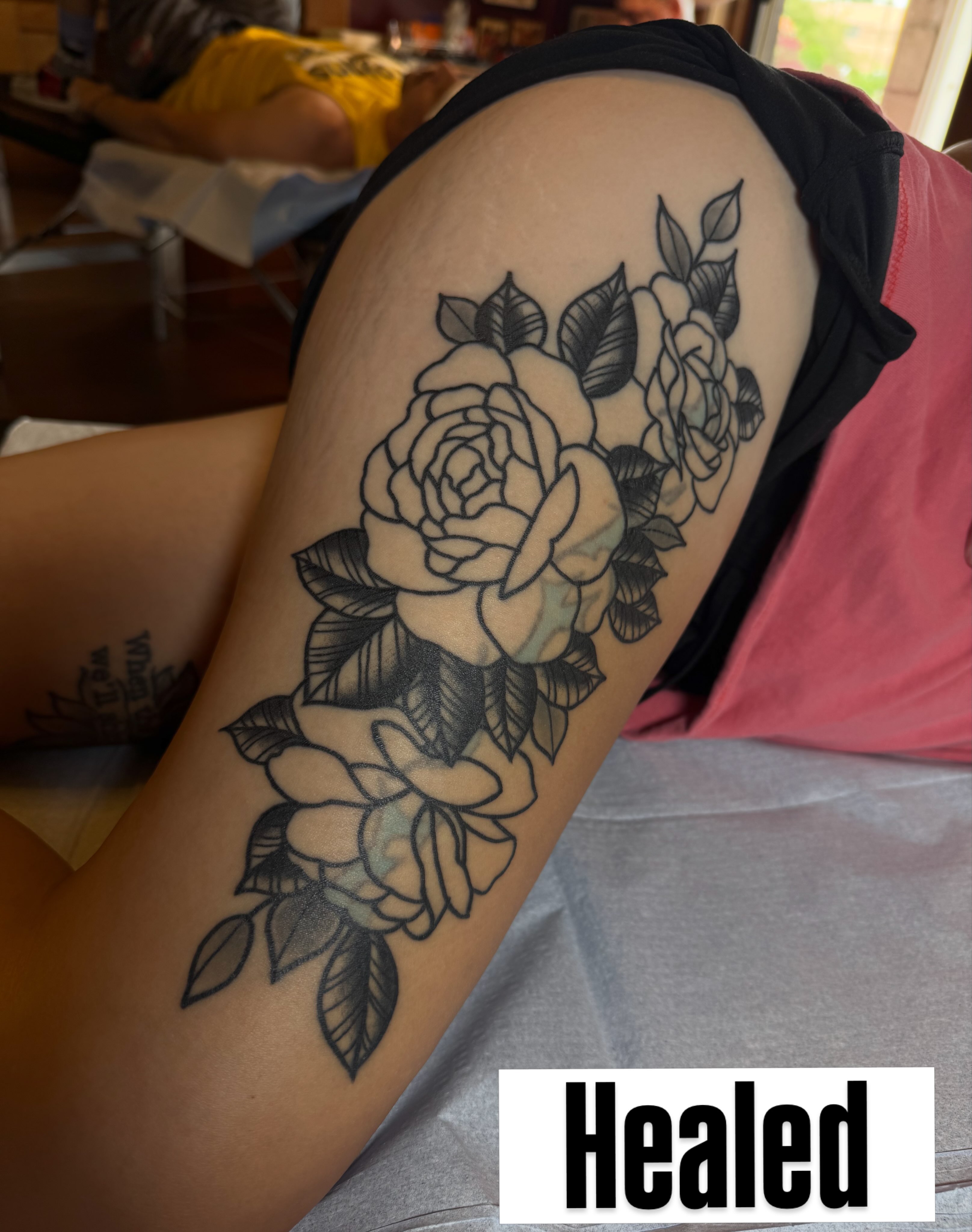 Tattoo by @jenderella — black_and_grey