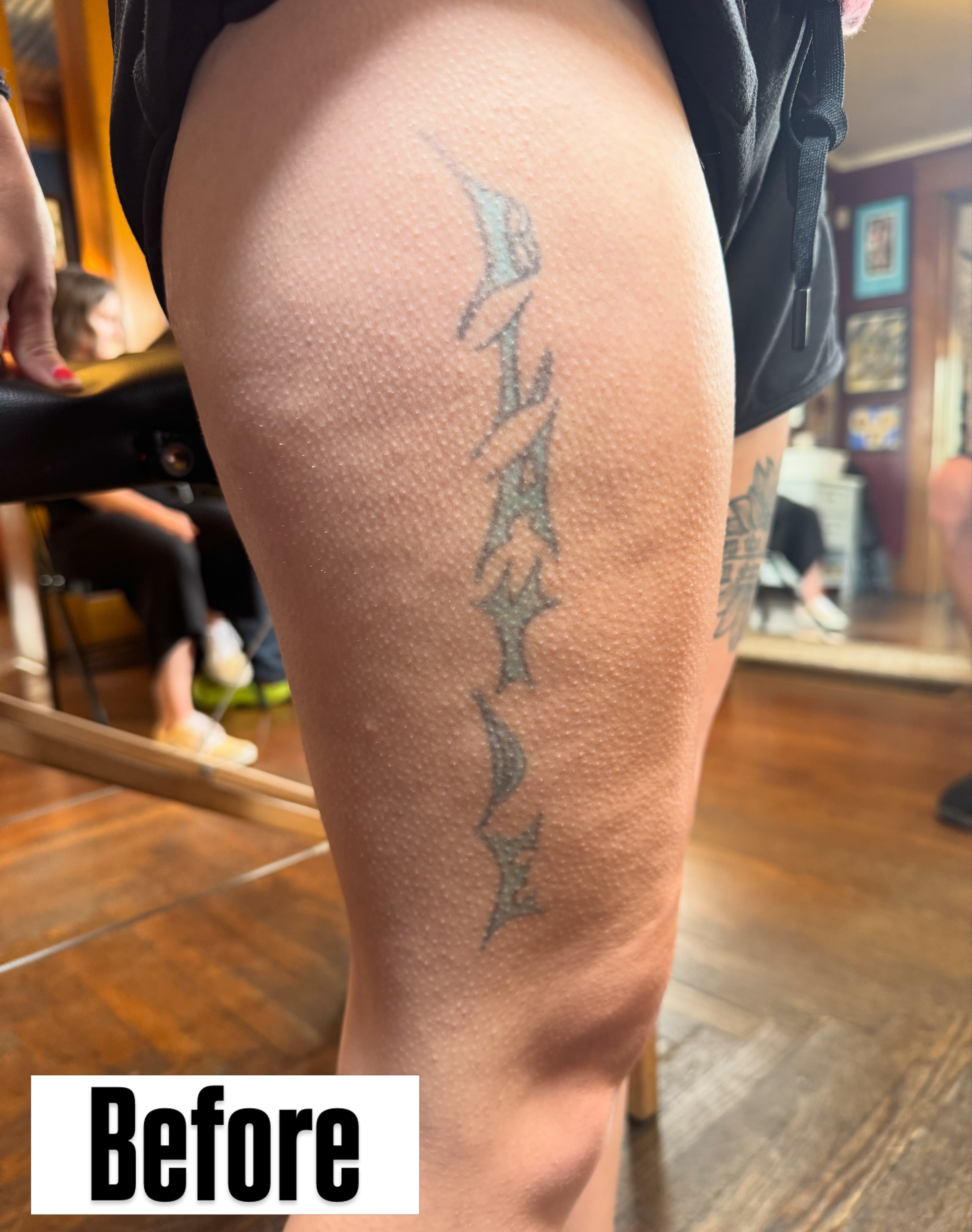 Tattoo by @jenderella — black_and_grey