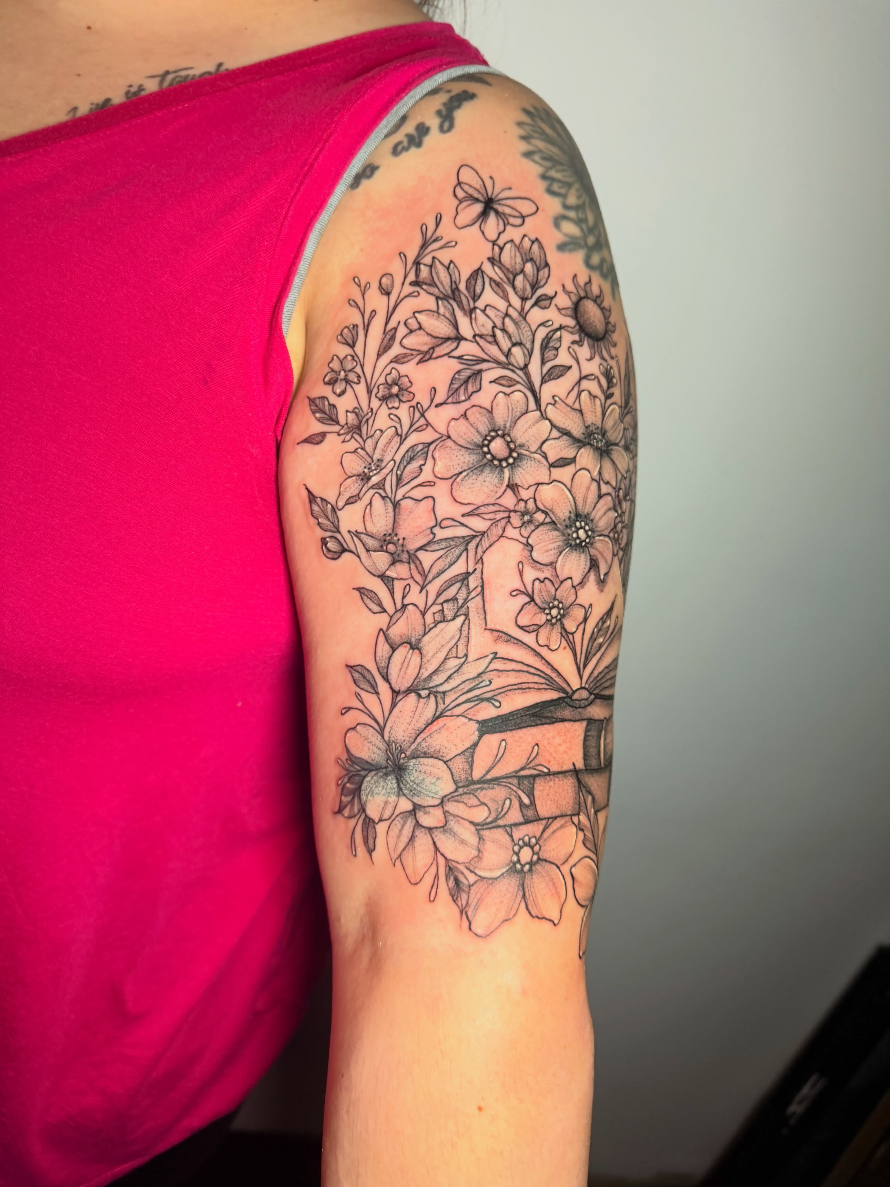Tattoo by @gabby13tattoos — black_and_grey