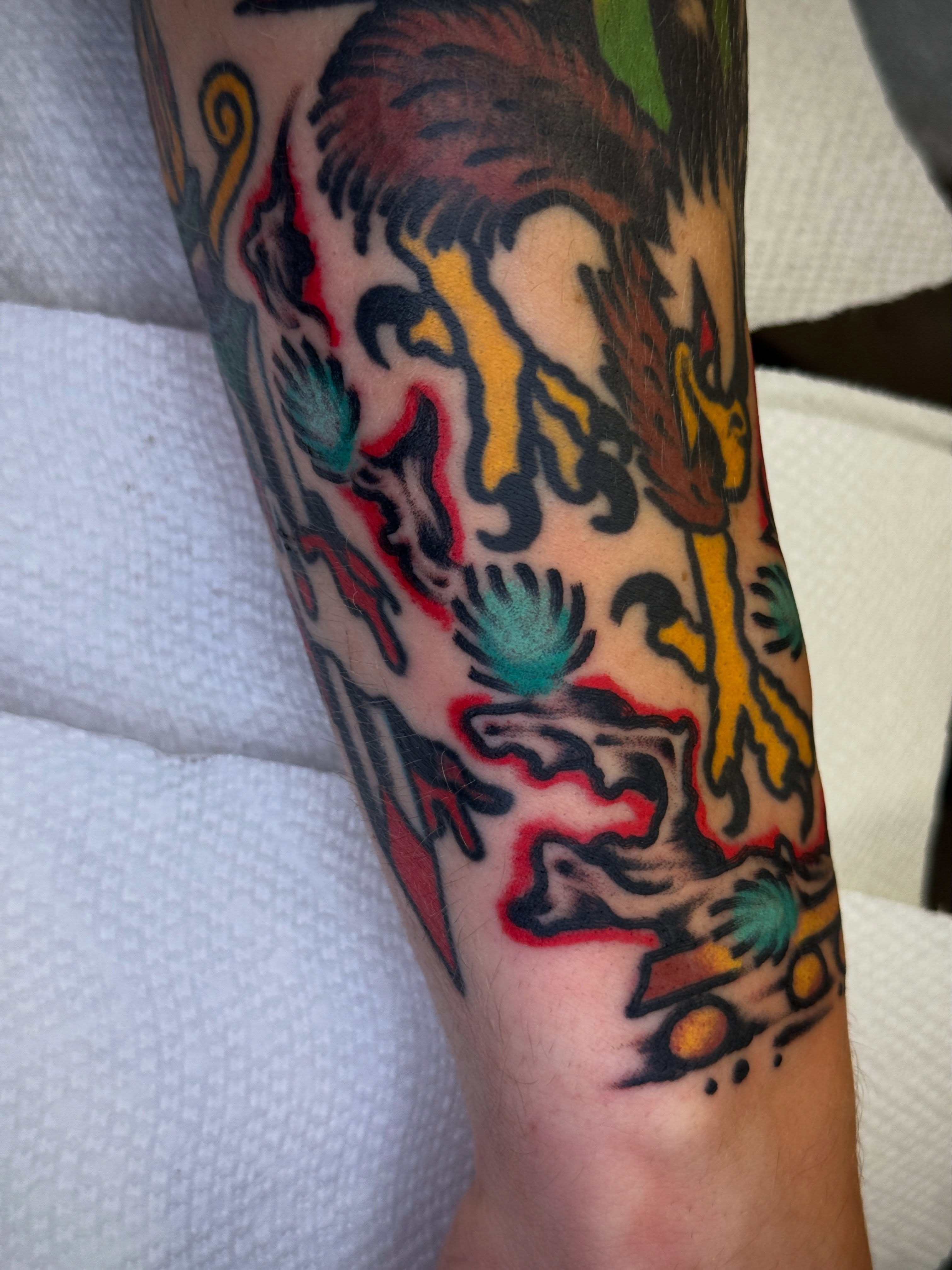Tattoo by @trash.fires — american_traditional