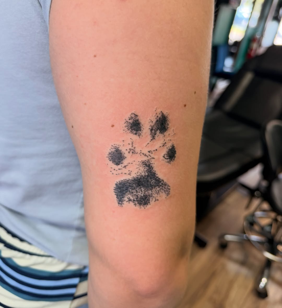 Tattoo by @gabby13tattoos — dotwork