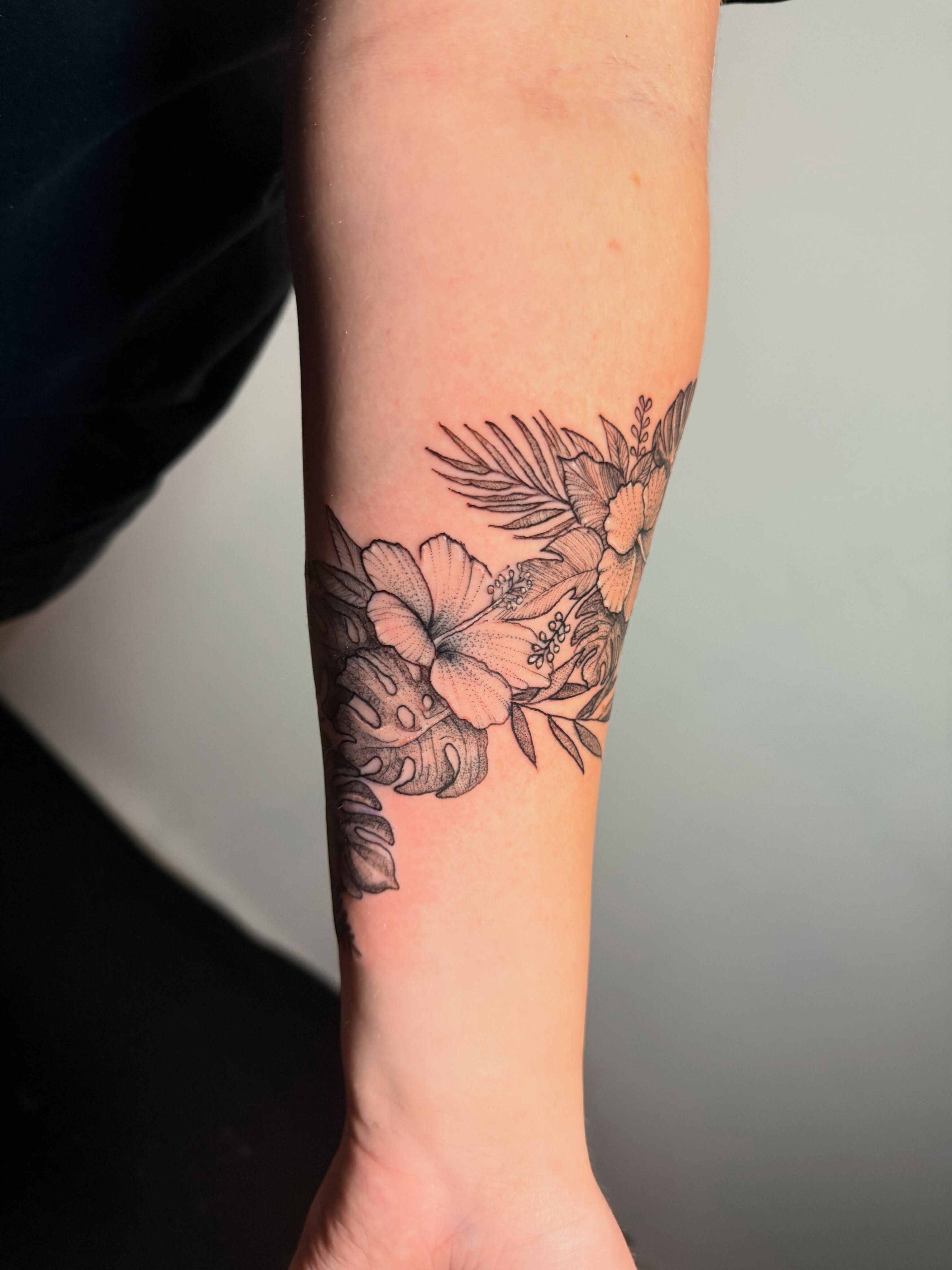 Tattoo by @gabby13tattoos — black_and_grey
