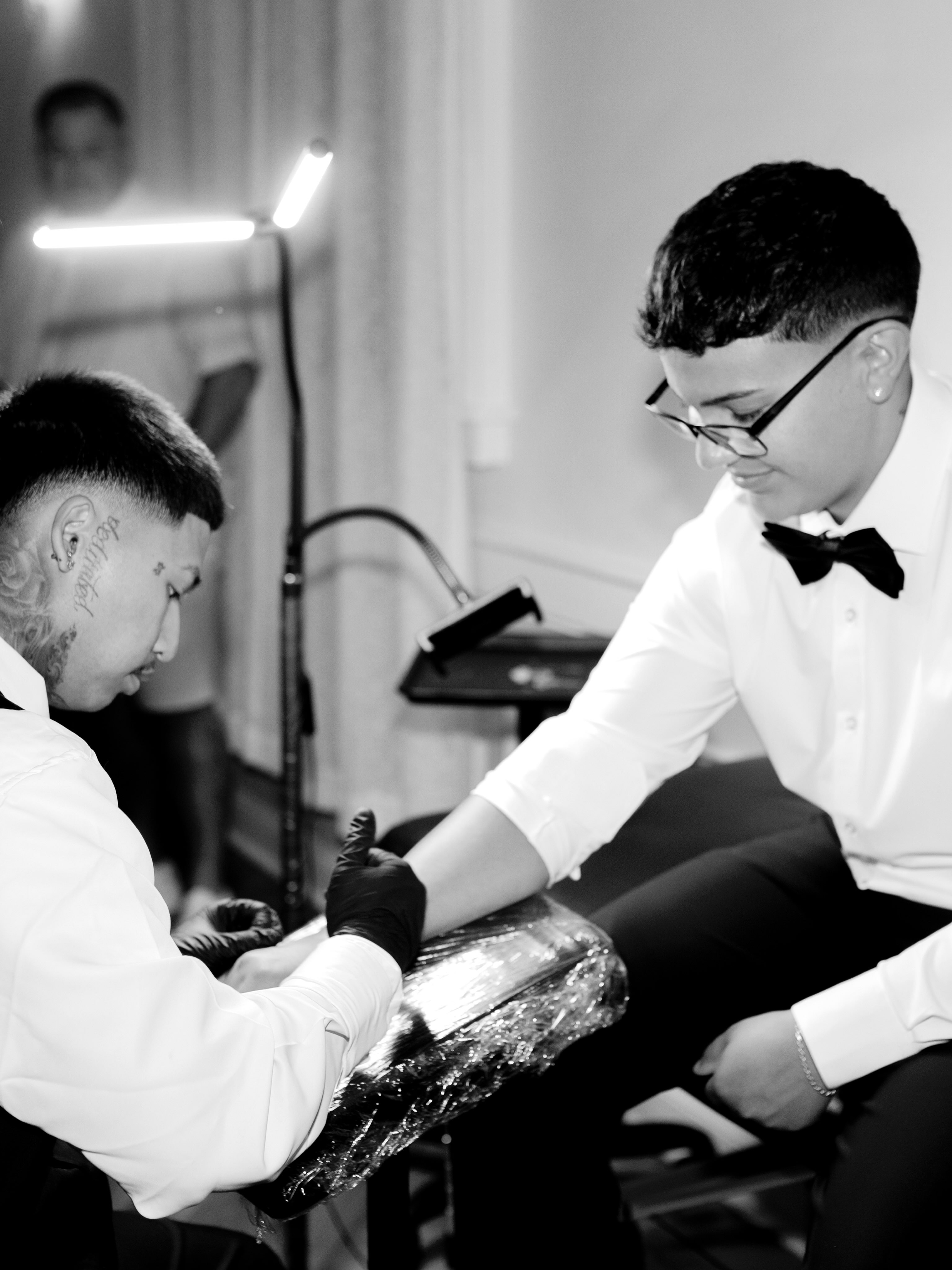 Tattoo artist black and grey tattoo on the upper arm by SID OU - Tattoo Artist