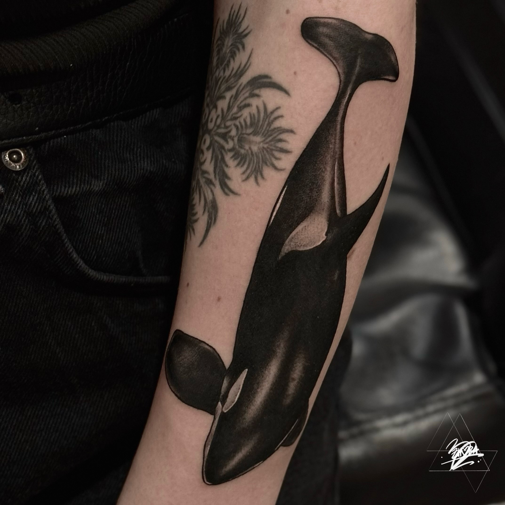 Tattoo by @zhoradevi — black_and_grey