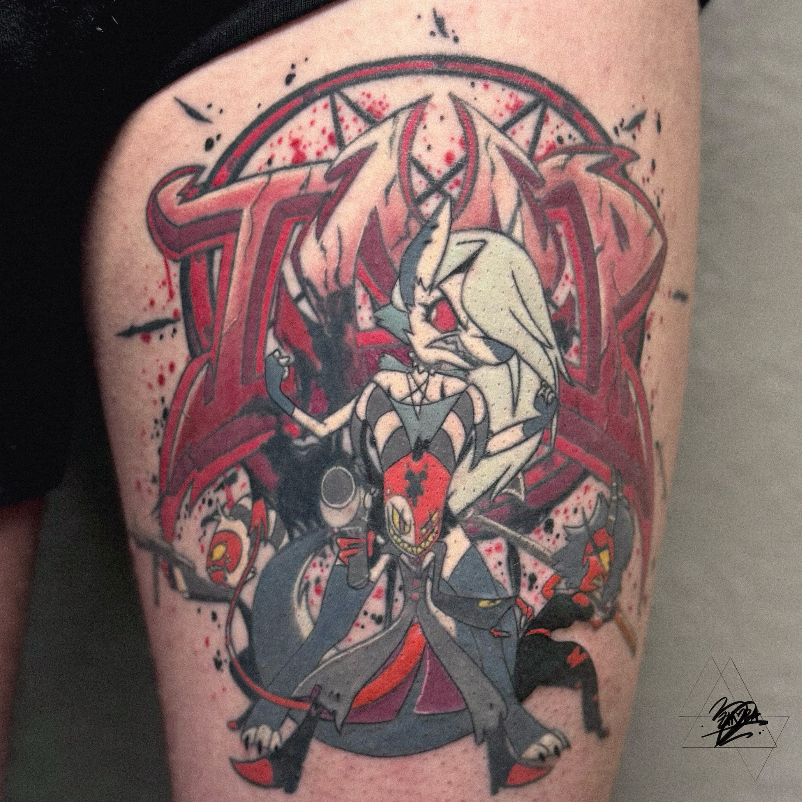 Tattoo by @zhoradevi — anime