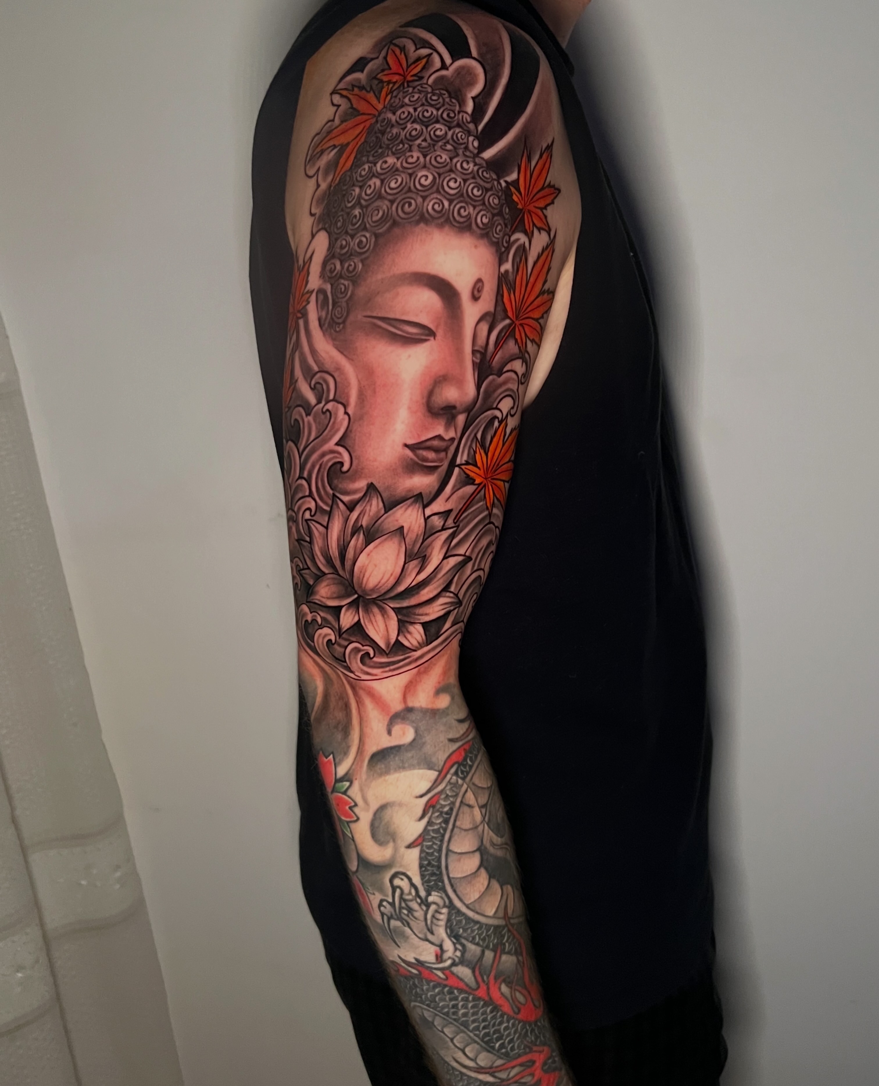 Tattoo by @xxreigh — japanese_irezumi, realism